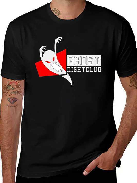 GHOST NIGHT CLUB Unisex Casual T-Shirt ¨C Clean Design For Daily Comfort