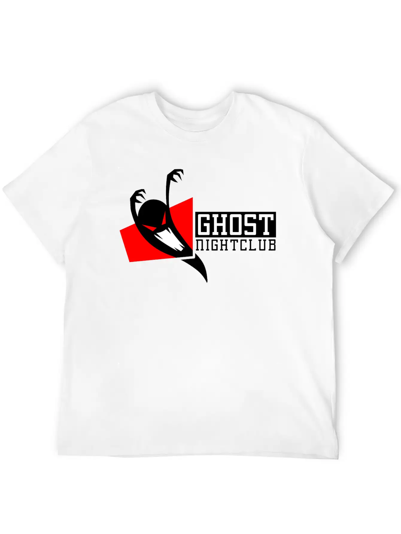 GHOST NIGHT CLUB Unisex Casual T-Shirt ¨C Clean Design For Daily Comfort