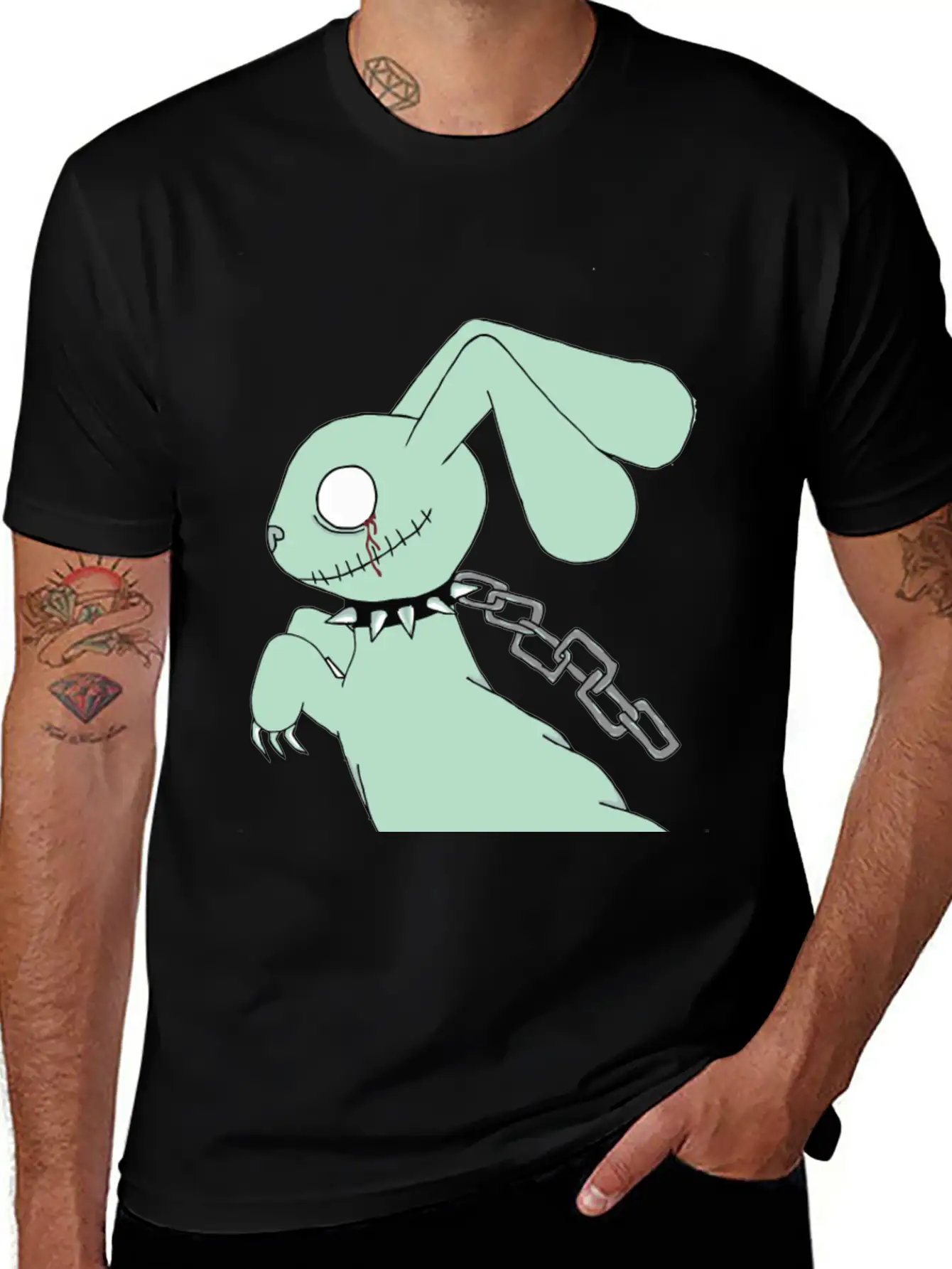 GHOST RABBIT Soft Cotton Short Sleeve Tee ¨C Unisex Wardrobe Staple