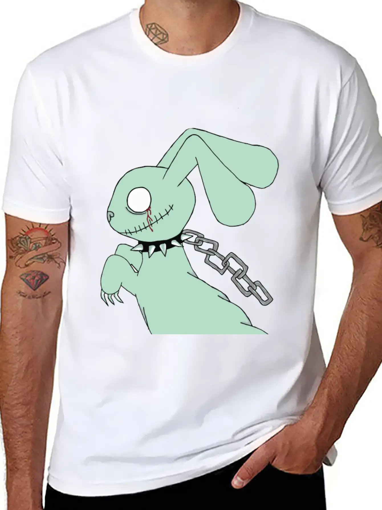 GHOST RABBIT Soft Cotton Short Sleeve Tee ¨C Unisex Wardrobe Staple