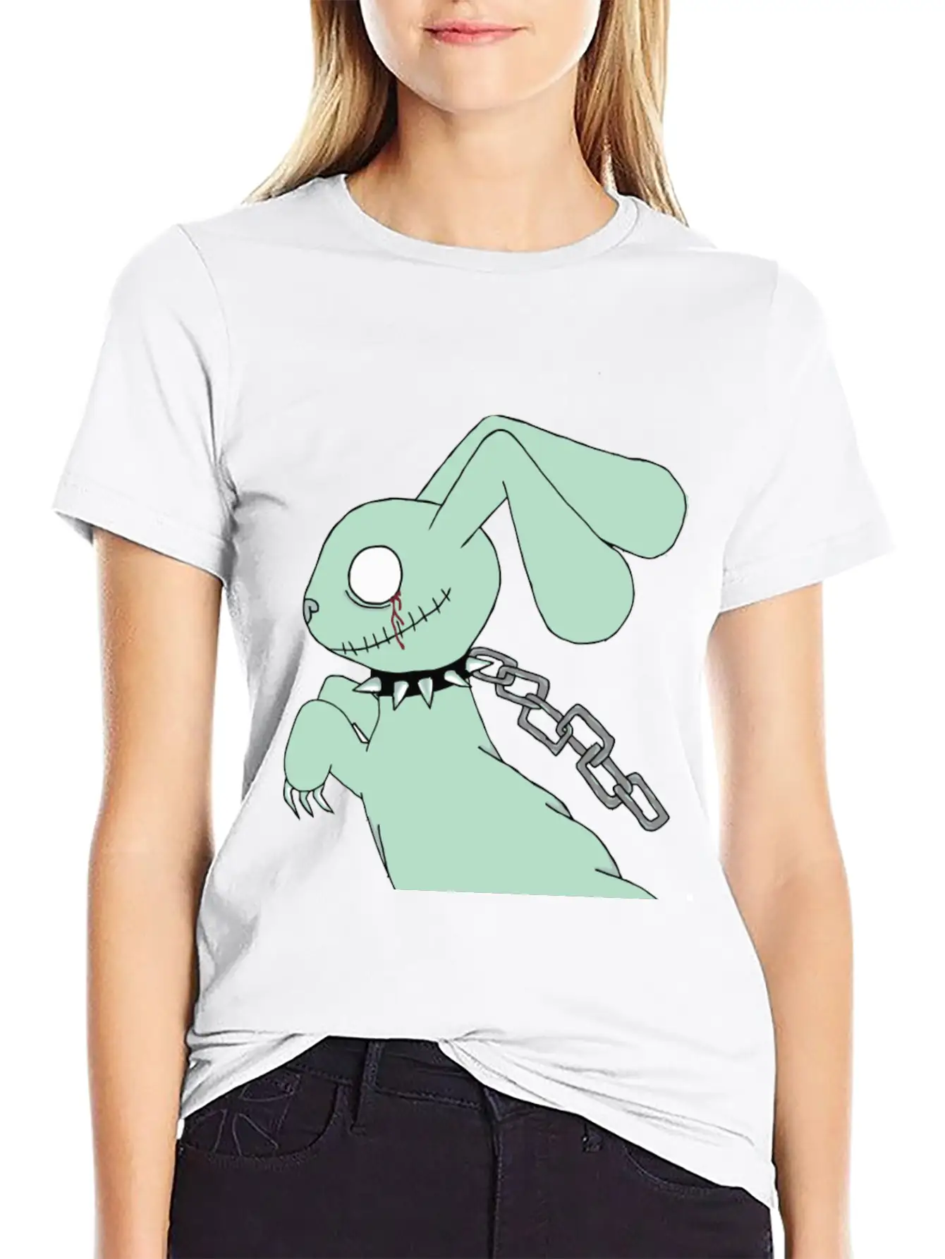 GHOST RABBIT Soft Cotton Short Sleeve Tee ¨C Unisex Wardrobe Staple