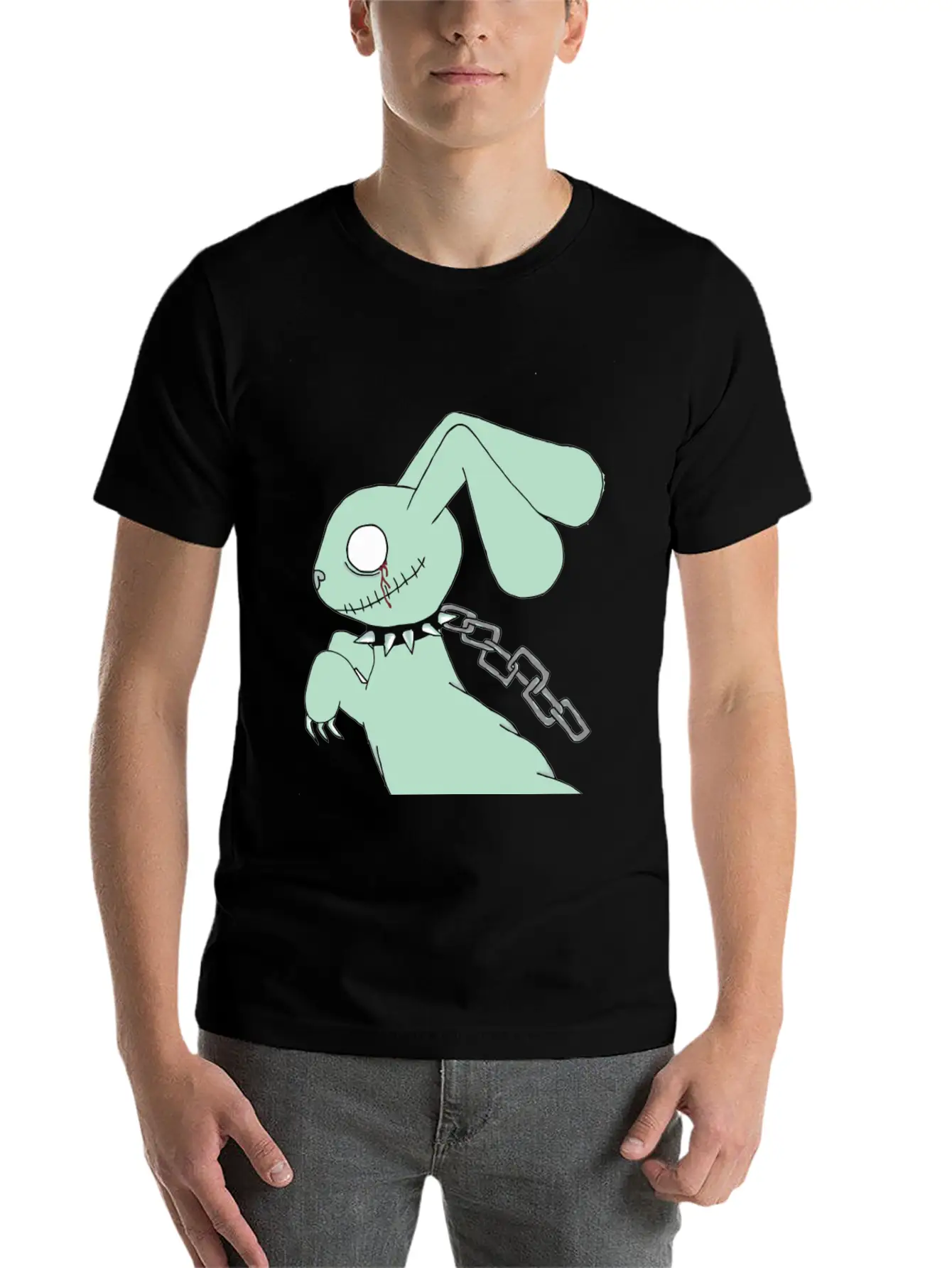 GHOST RABBIT Soft Cotton Short Sleeve Tee ¨C Unisex Wardrobe Staple
