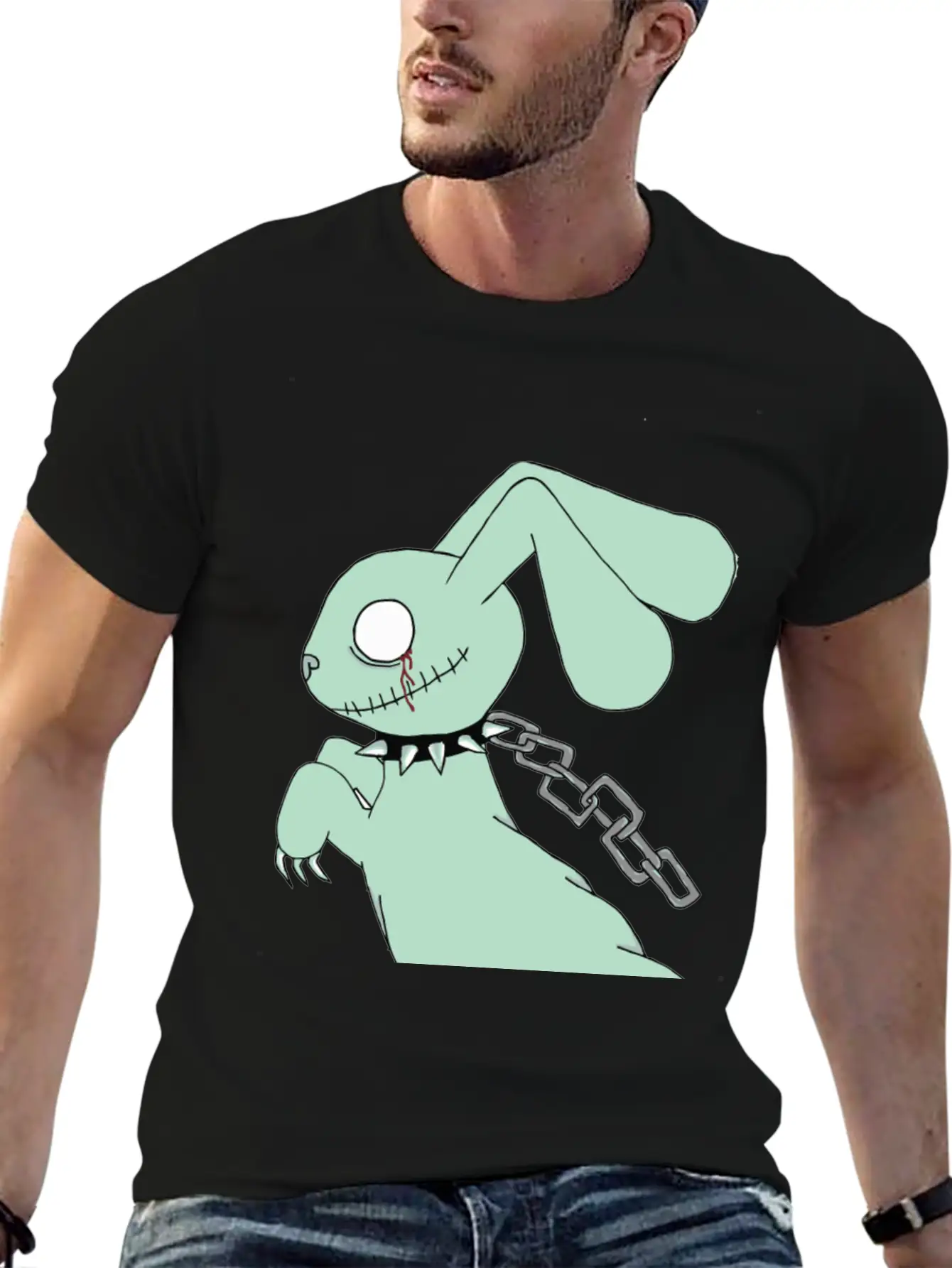 GHOST RABBIT Soft Cotton Short Sleeve Tee ¨C Unisex Wardrobe Staple