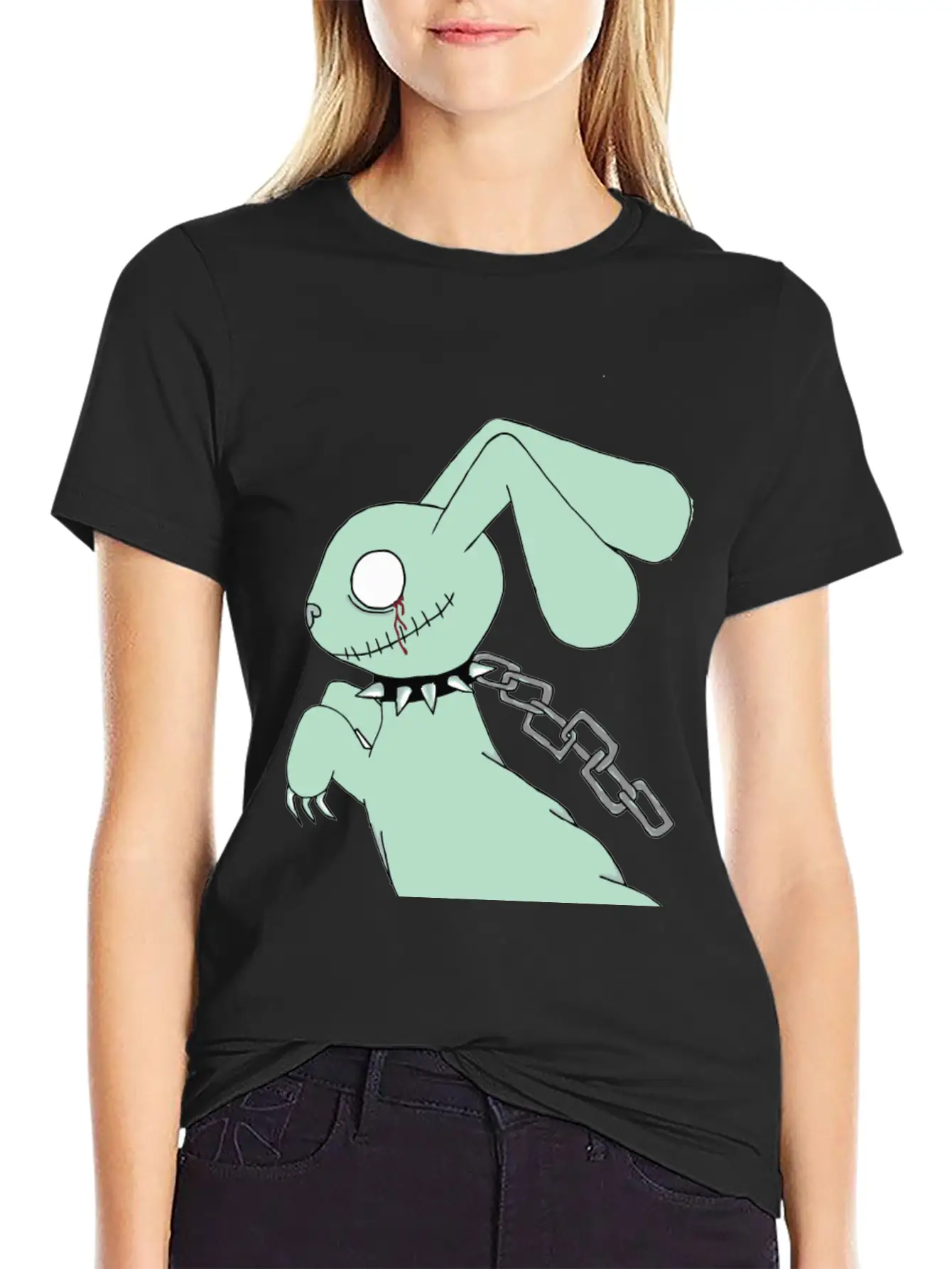 GHOST RABBIT Soft Cotton Short Sleeve Tee ¨C Unisex Wardrobe Staple