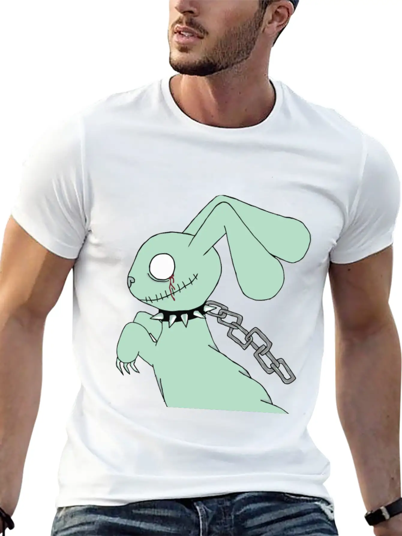 GHOST RABBIT Soft Cotton Short Sleeve Tee ¨C Unisex Wardrobe Staple