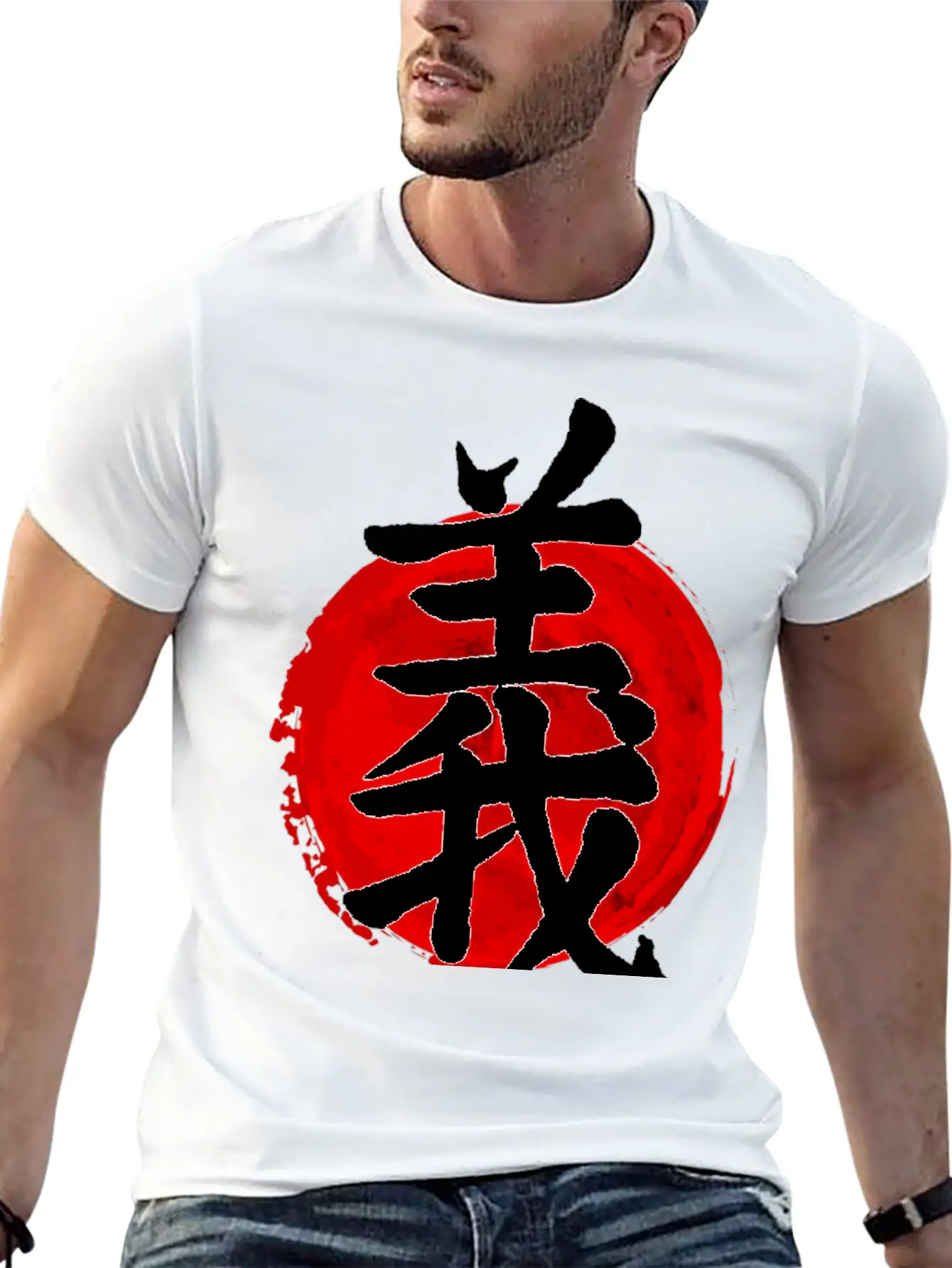 Gi Bushido Calligraphy Japanese Essential Cotton Tee For Daily Outfits ¨C Unisex Style