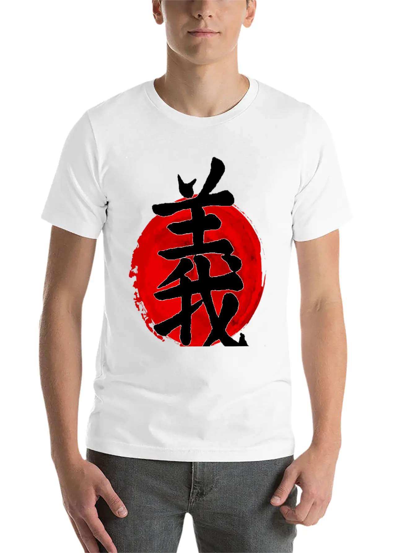 Gi Bushido Calligraphy Japanese Essential Cotton Tee For Daily Outfits ¨C Unisex Style