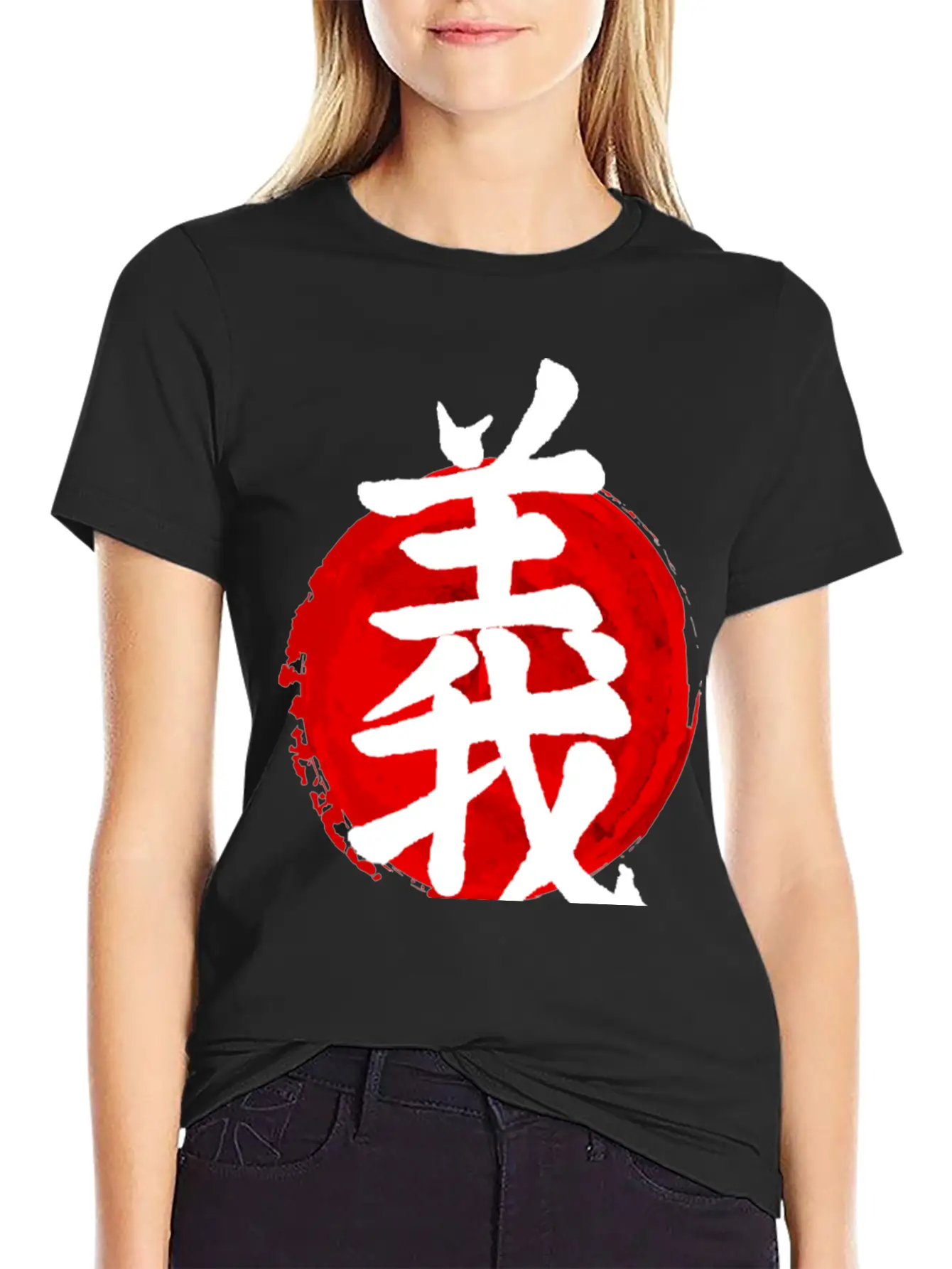 Gi Bushido Calligraphy Japanese Essential Cotton Tee For Daily Outfits ¨C Unisex Style