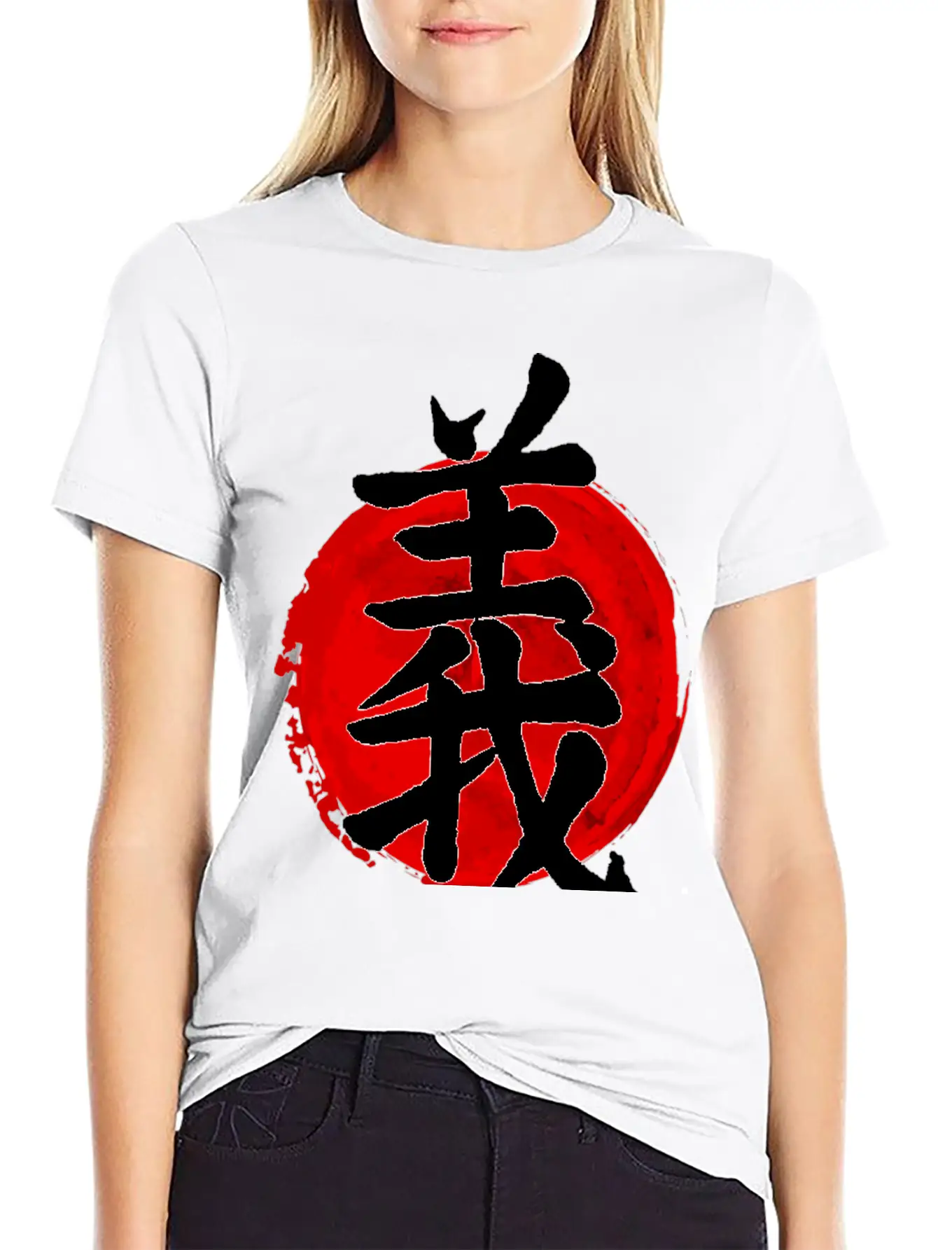 Gi Bushido Calligraphy Japanese Essential Cotton Tee For Daily Outfits ¨C Unisex Style