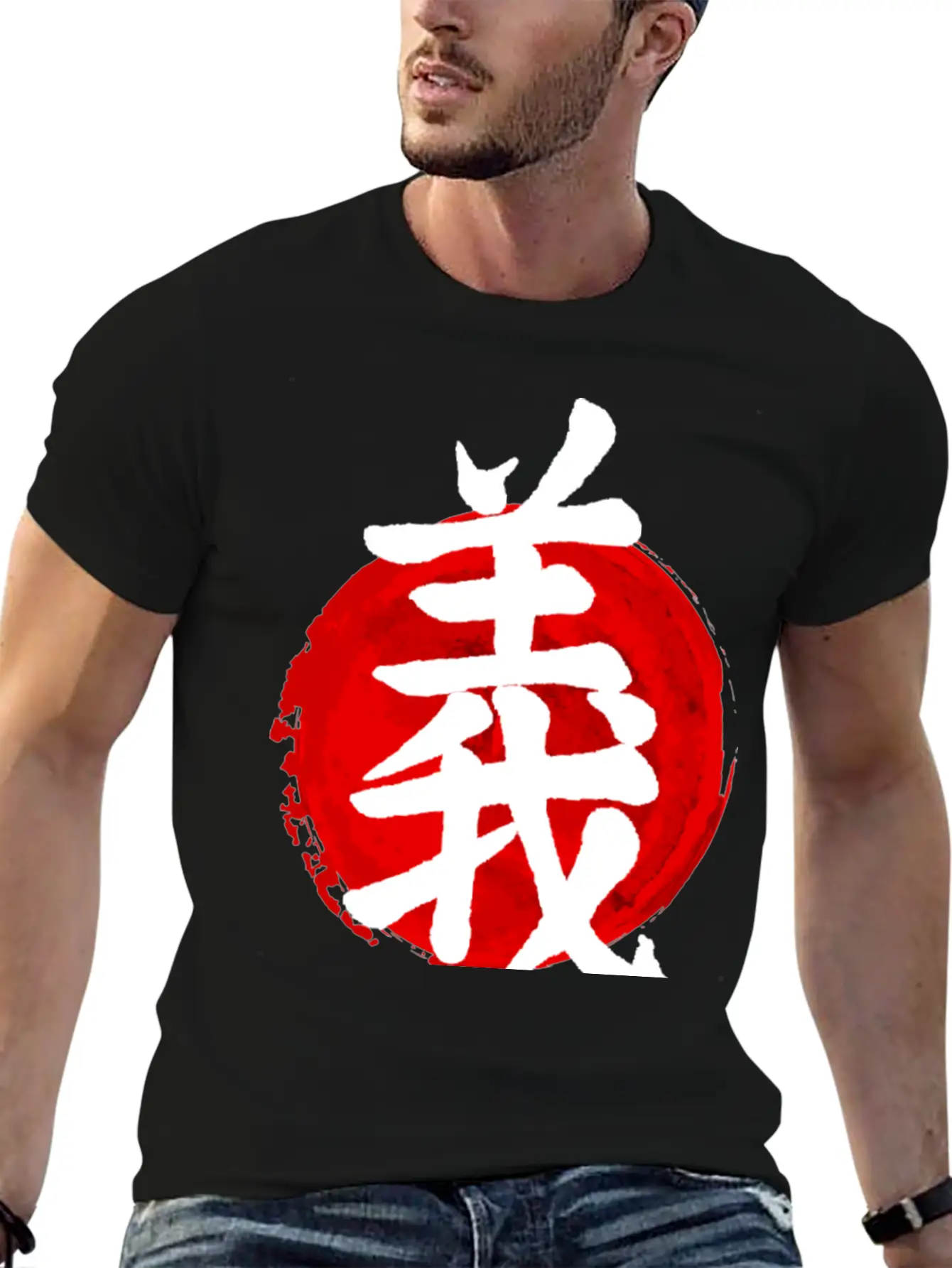Gi Bushido Calligraphy Japanese Essential Cotton Tee For Daily Outfits ¨C Unisex Style