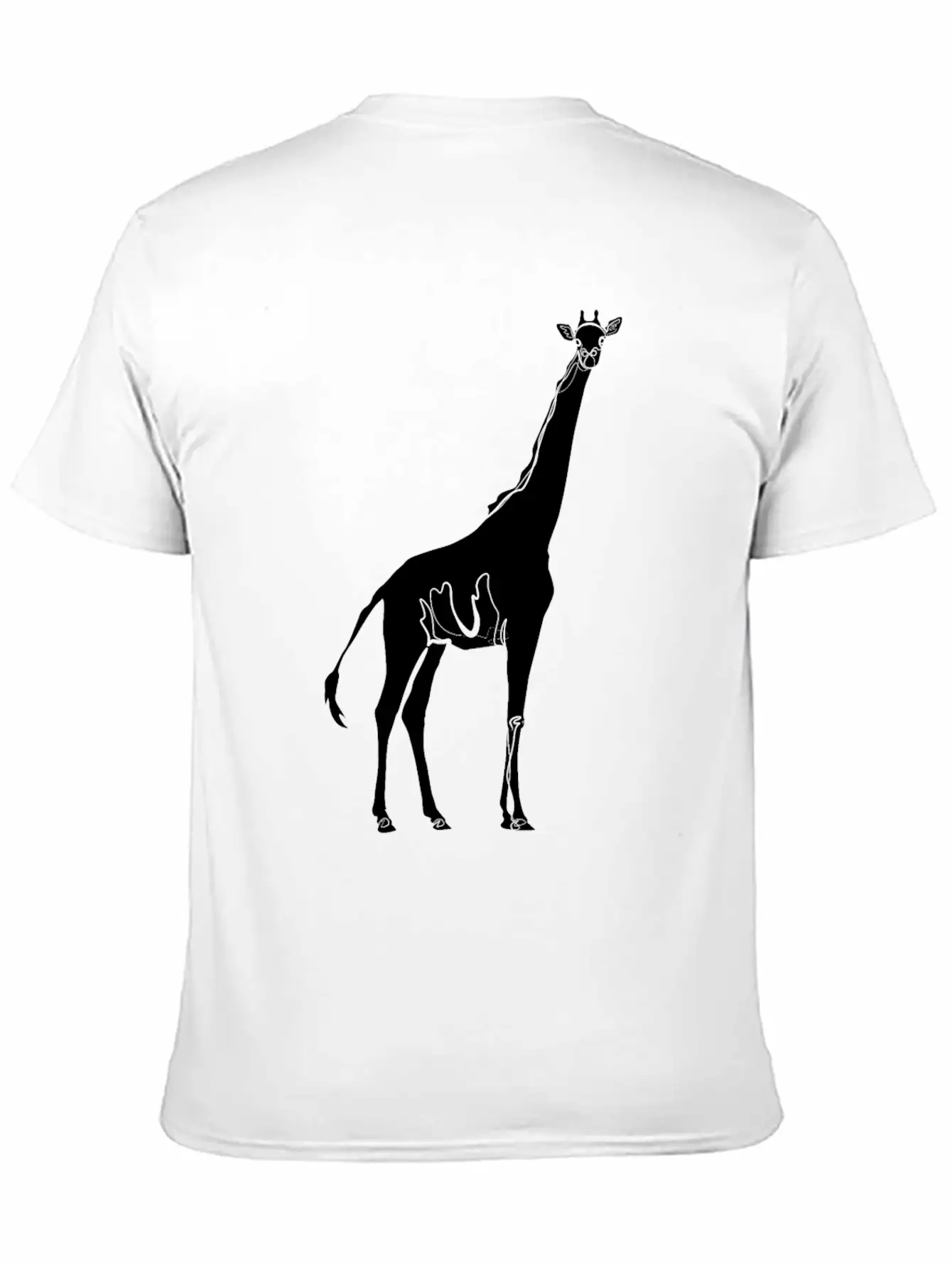 Giraffe Drawing Essential Cotton Tee For Daily Outfits ¨C Unisex Style
