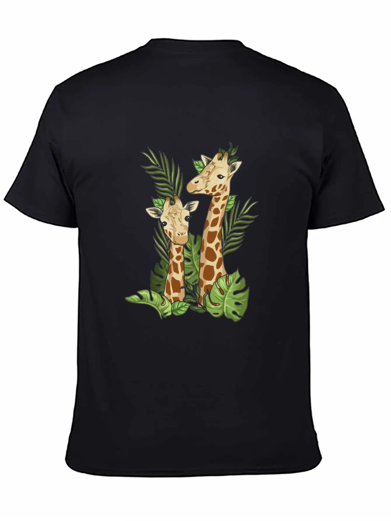 Giraffe Illustration Design For A Giraffe Lover Soft Cotton Short Sleeve Tee ¨C Unisex Wardrobe Staple