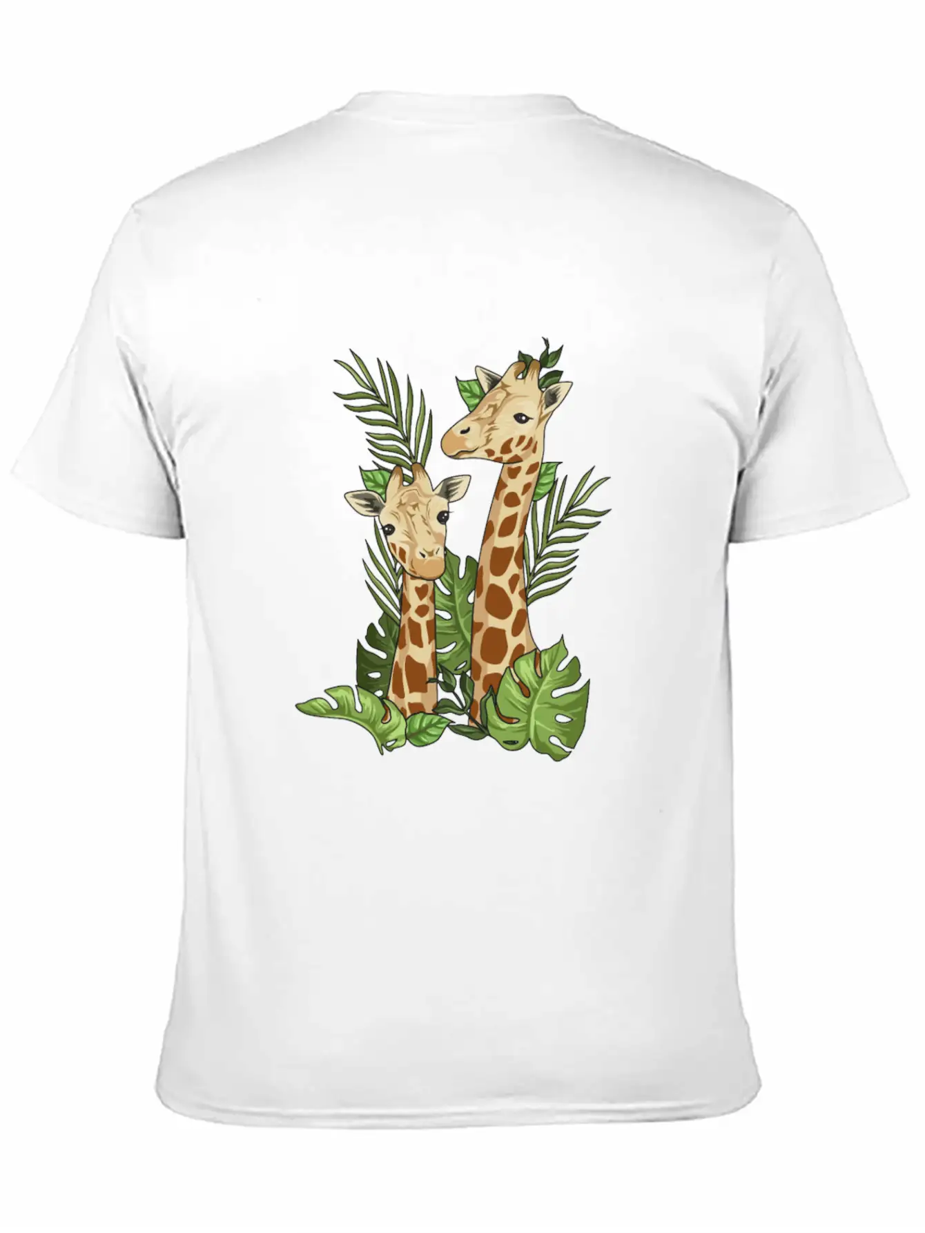 Giraffe Illustration Design For A Giraffe Lover Soft Cotton Short Sleeve Tee ¨C Unisex Wardrobe Staple