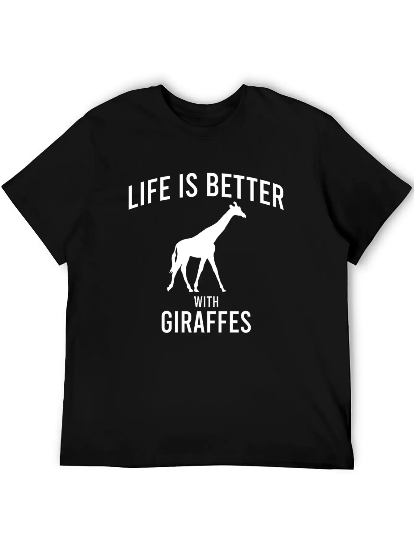 Giraffe Saying Unisex Casual T-Shirt ¨C Clean Design For Daily Comfort