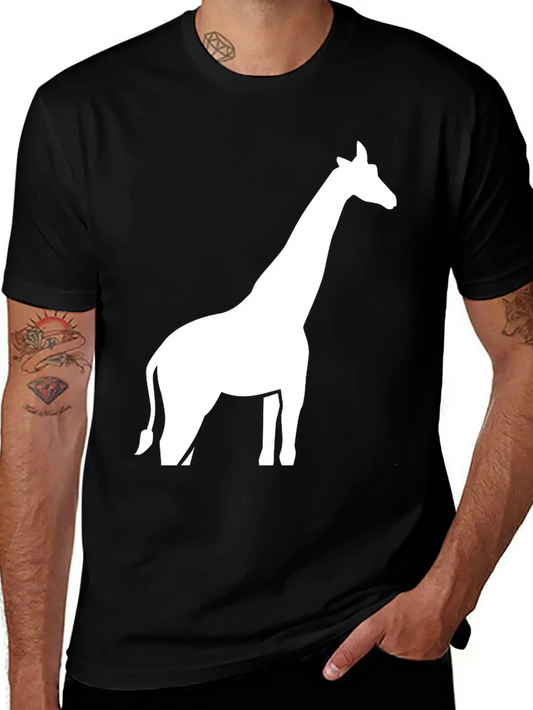 Giraffe Unisex Casual T-Shirt ¨C Clean Design For Daily Comfort