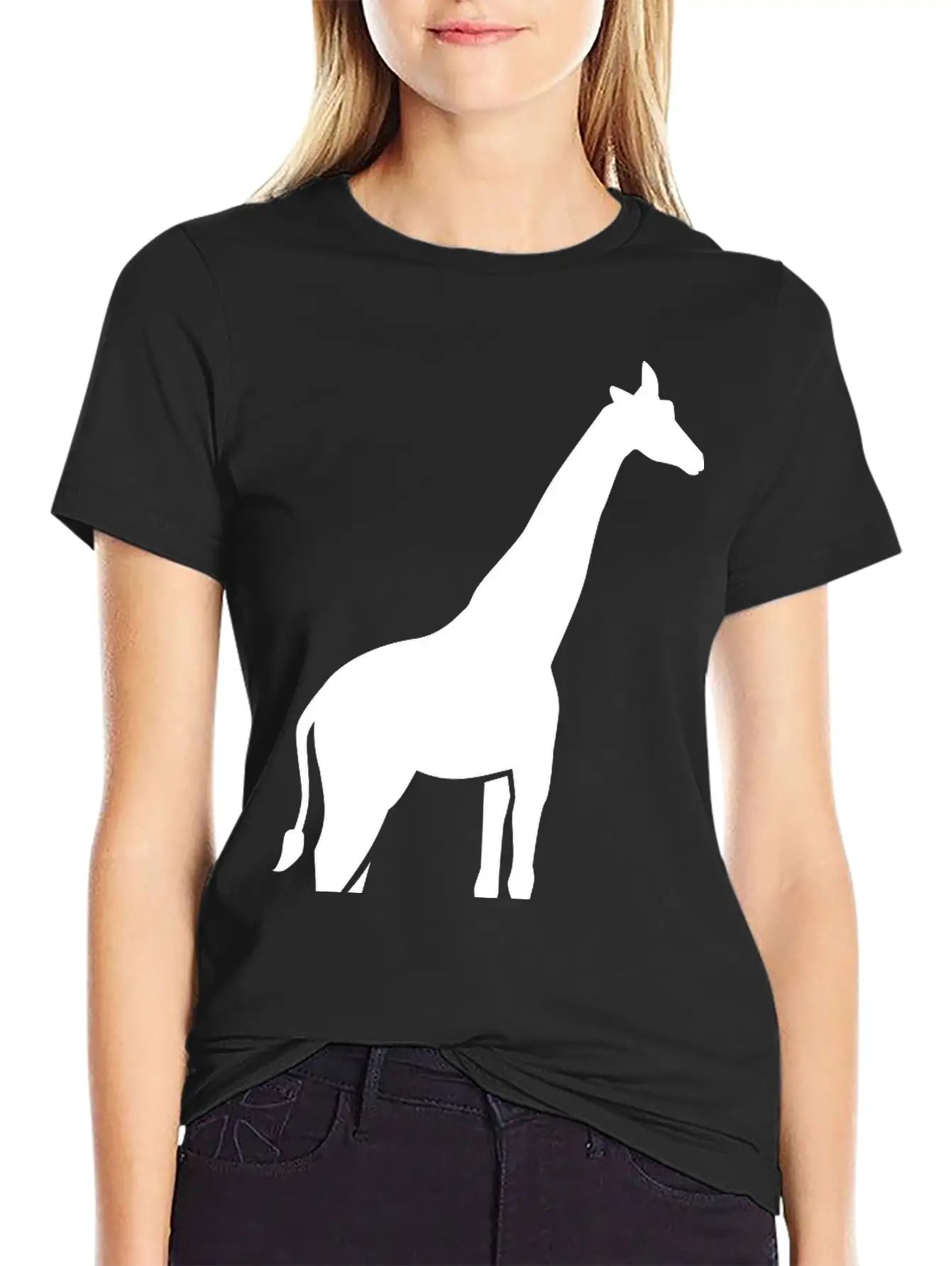 Giraffe Unisex Casual T-Shirt ¨C Clean Design For Daily Comfort