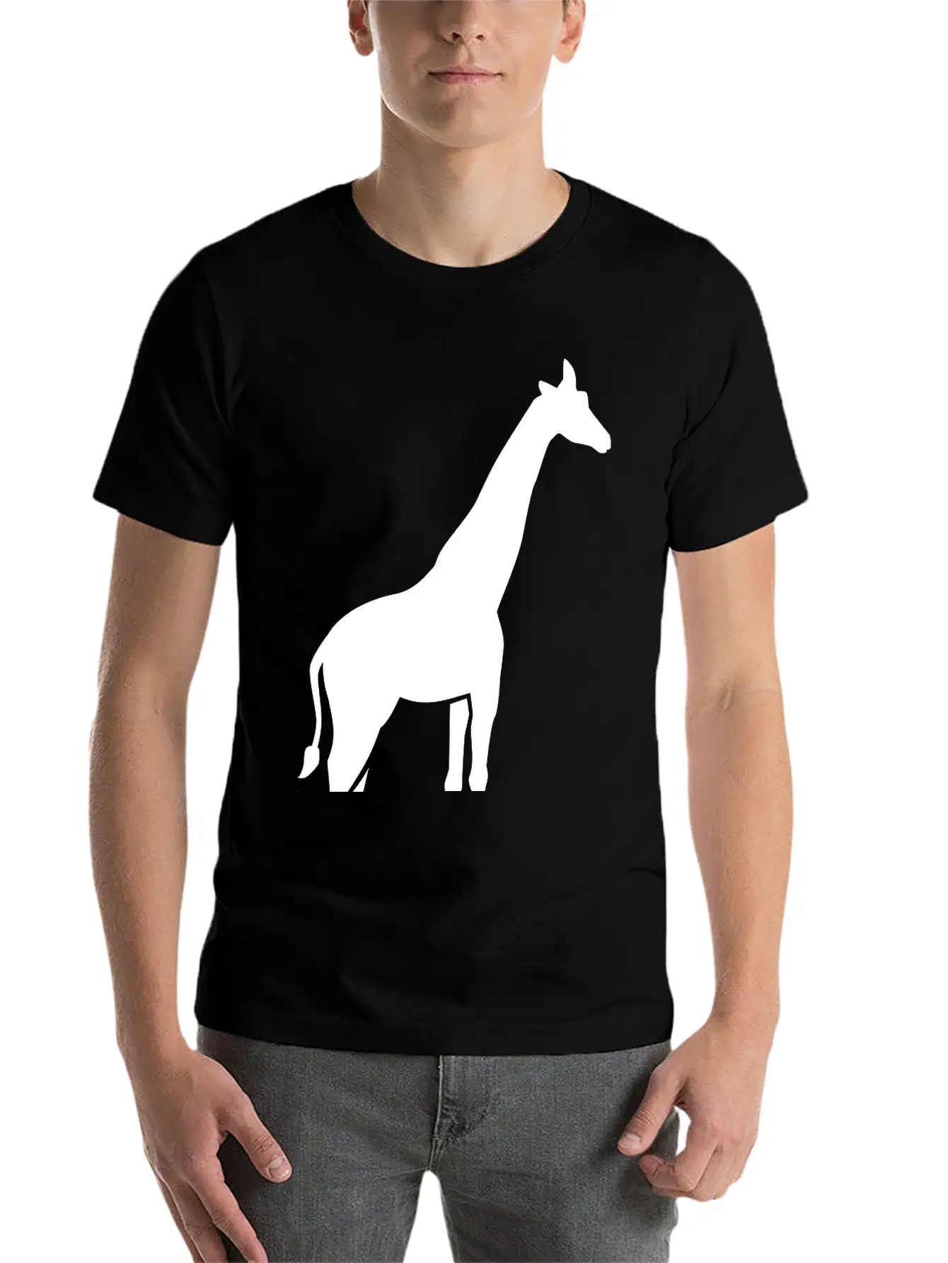 Giraffe Unisex Casual T-Shirt ¨C Clean Design For Daily Comfort