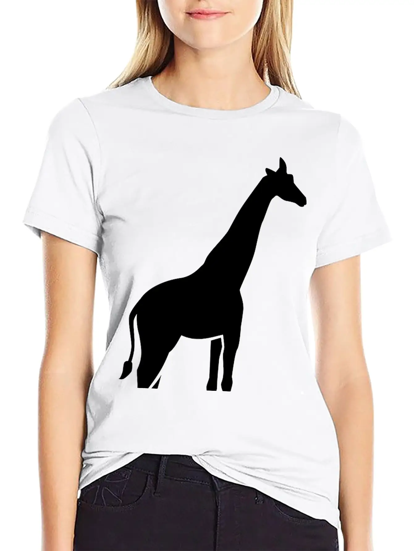 Giraffe Unisex Casual T-Shirt ¨C Clean Design For Daily Comfort