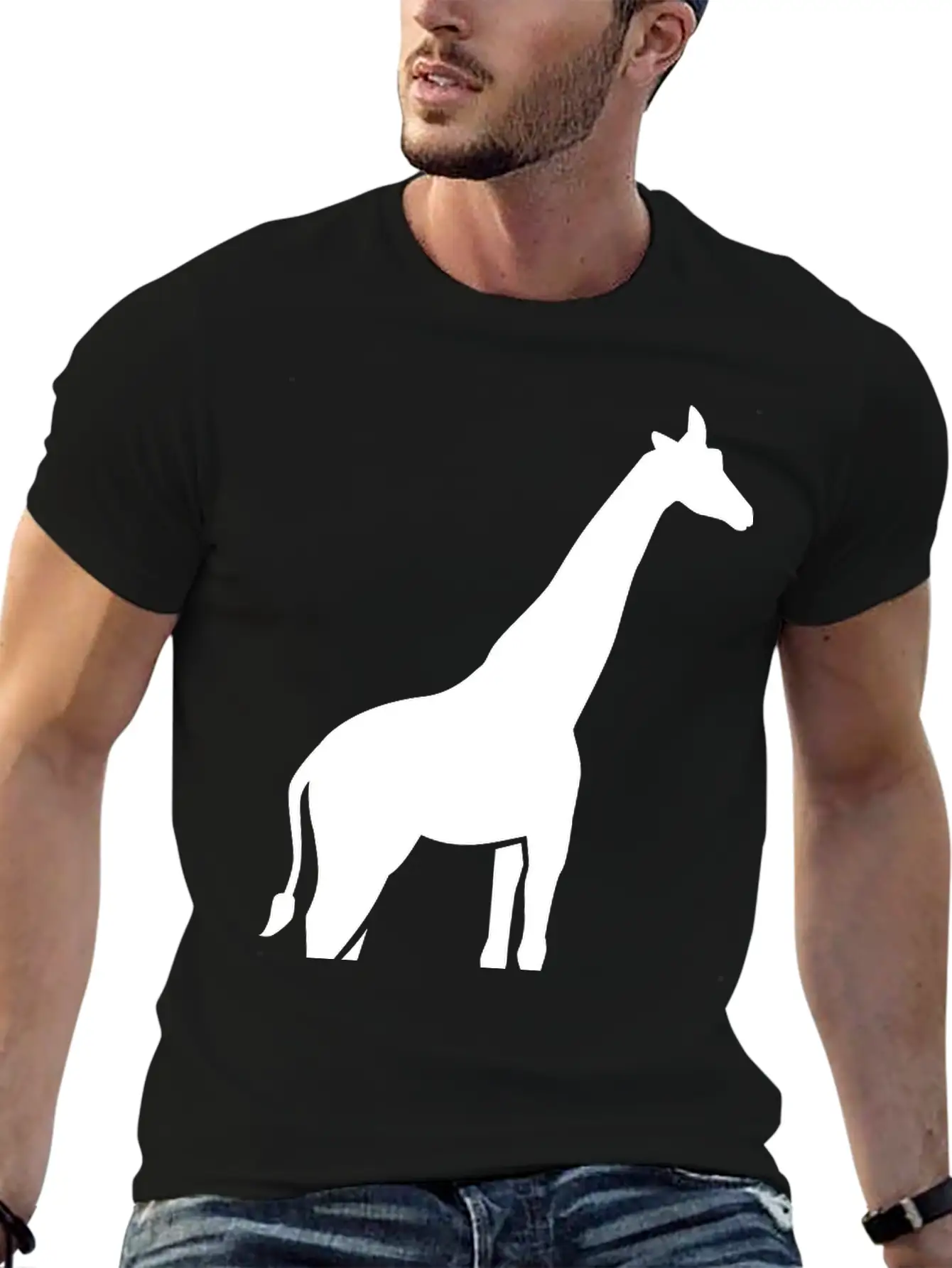 Giraffe Unisex Casual T-Shirt ¨C Clean Design For Daily Comfort