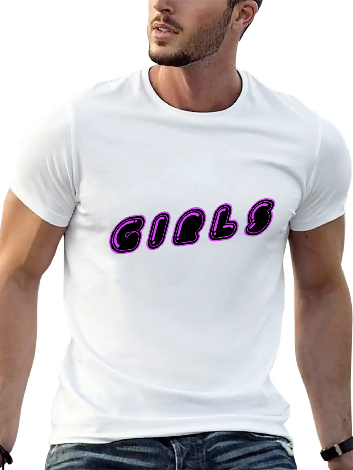 Girl Girl Daughter Disco Girlfriend Gift Soft Cotton Short Sleeve Tee ¨C Unisex Wardrobe Staple