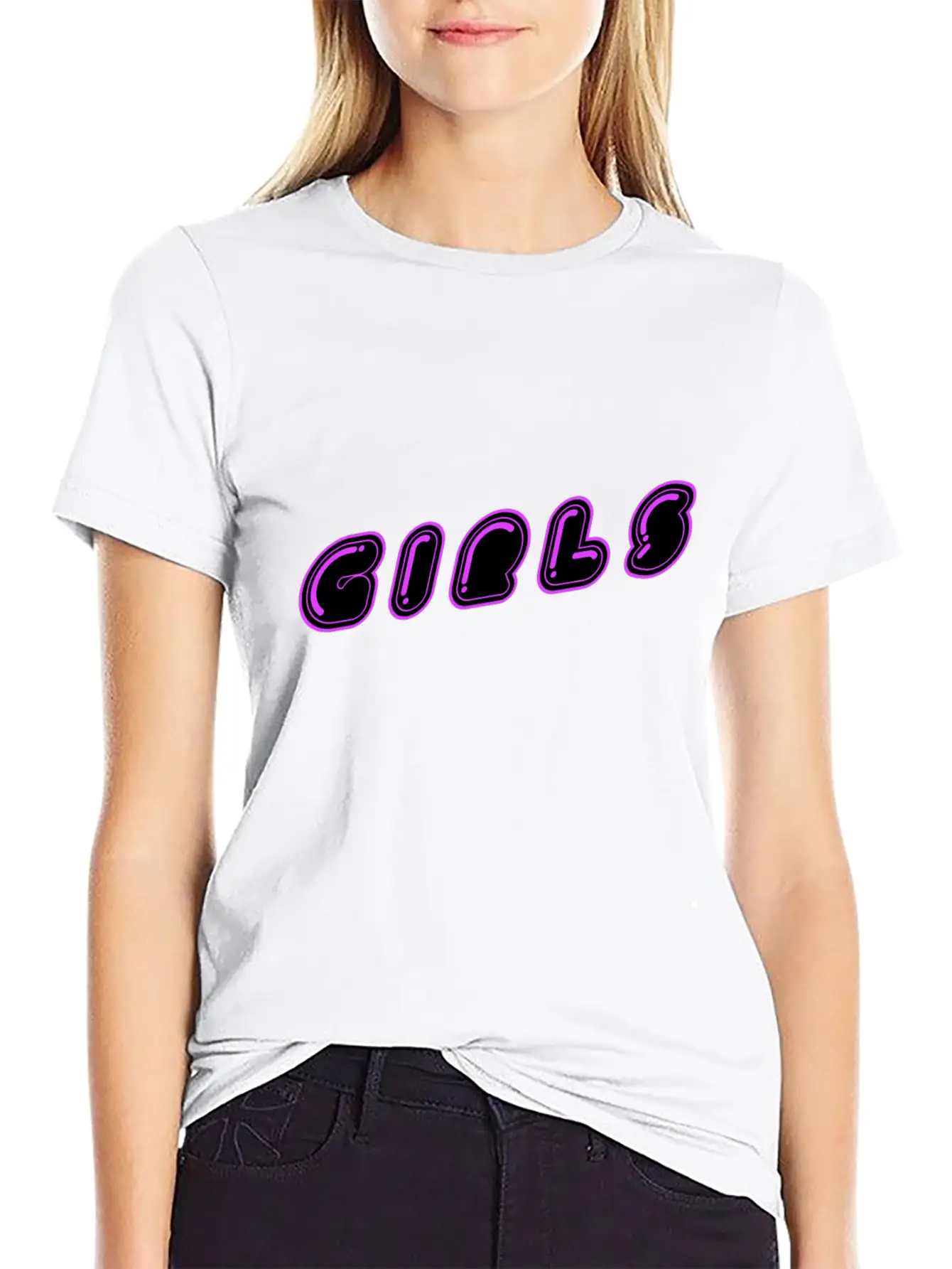 Girl Girl Daughter Disco Girlfriend Gift Soft Cotton Short Sleeve Tee ¨C Unisex Wardrobe Staple