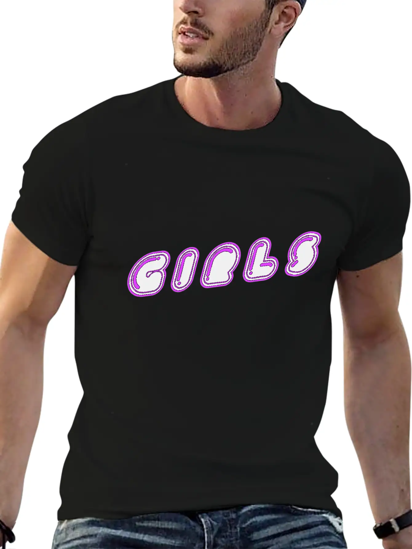 Girl Girl Daughter Disco Girlfriend Gift Soft Cotton Short Sleeve Tee ¨C Unisex Wardrobe Staple