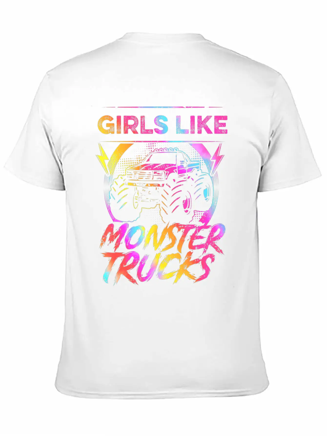 Girls Like Monster Trucks Too Girl Monster Truck Soft Cotton Short Sleeve Tee ¨C Unisex Wardrobe Staple