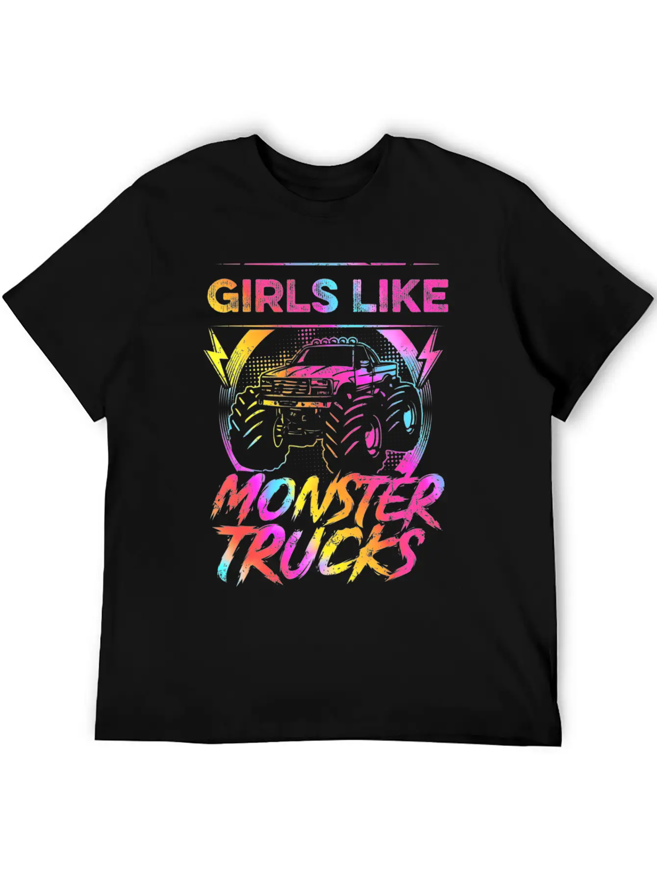 Girls Like Monster Trucks Too Girl Monster Truck Soft Cotton Short Sleeve Tee ¨C Unisex Wardrobe Staple