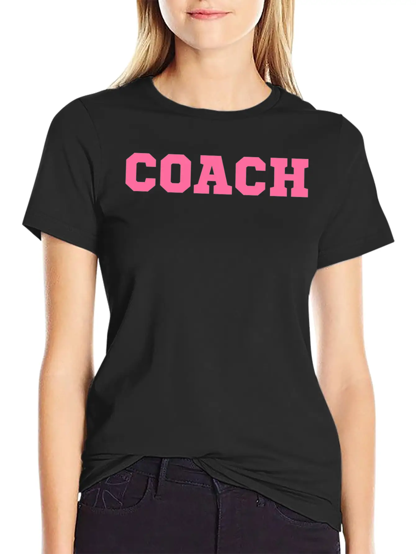 GIRLY COACH WOMEN'S TEAM GIRL TEAM SPORT FITNESS Soft Cotton Short Sleeve Tee ¨C Unisex Wardrobe Staple
