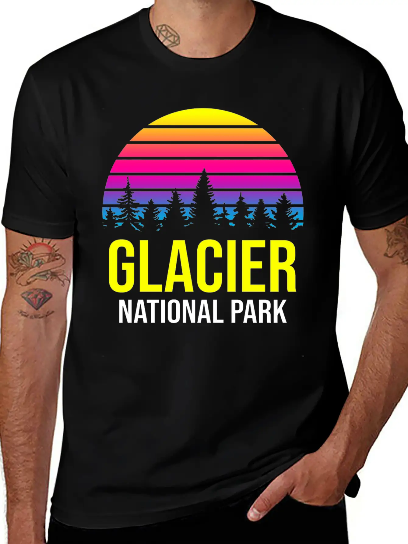 Glacier National Park Soft Cotton Short Sleeve Tee ¨C Unisex Wardrobe Staple