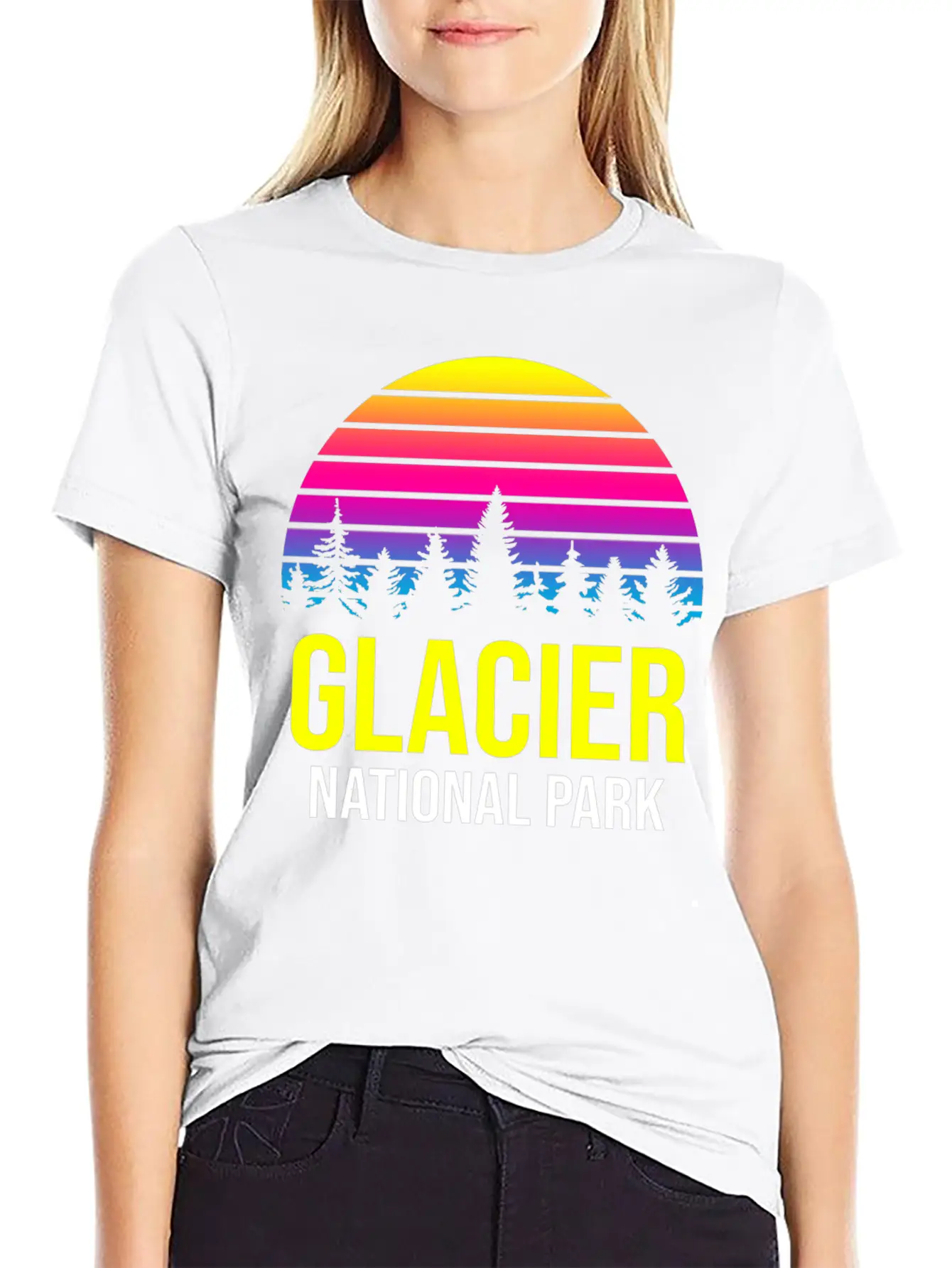 Glacier National Park Soft Cotton Short Sleeve Tee ¨C Unisex Wardrobe Staple