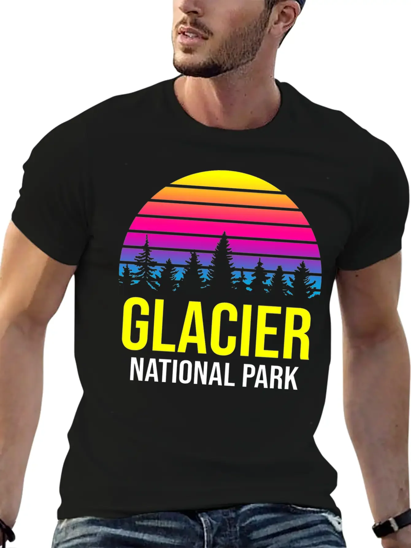 Glacier National Park Soft Cotton Short Sleeve Tee ¨C Unisex Wardrobe Staple