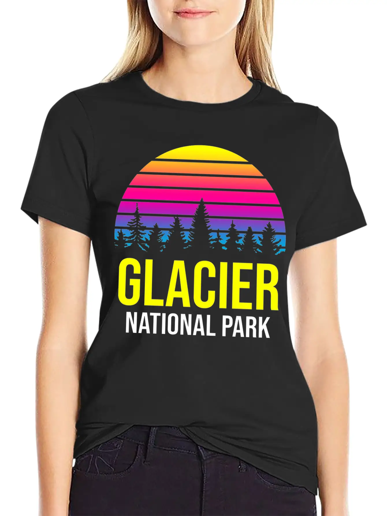 Glacier National Park Soft Cotton Short Sleeve Tee ¨C Unisex Wardrobe Staple