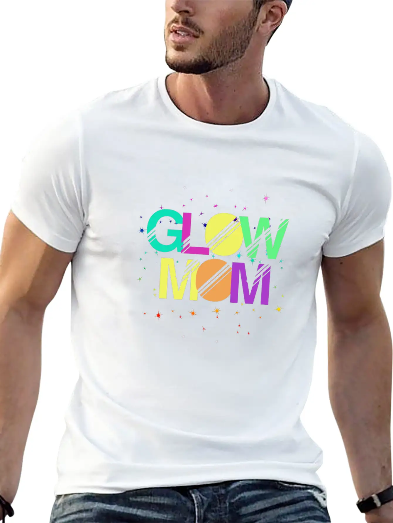 Glow Mom 2 Essential Cotton Tee For Daily Outfits ¨C Unisex Style
