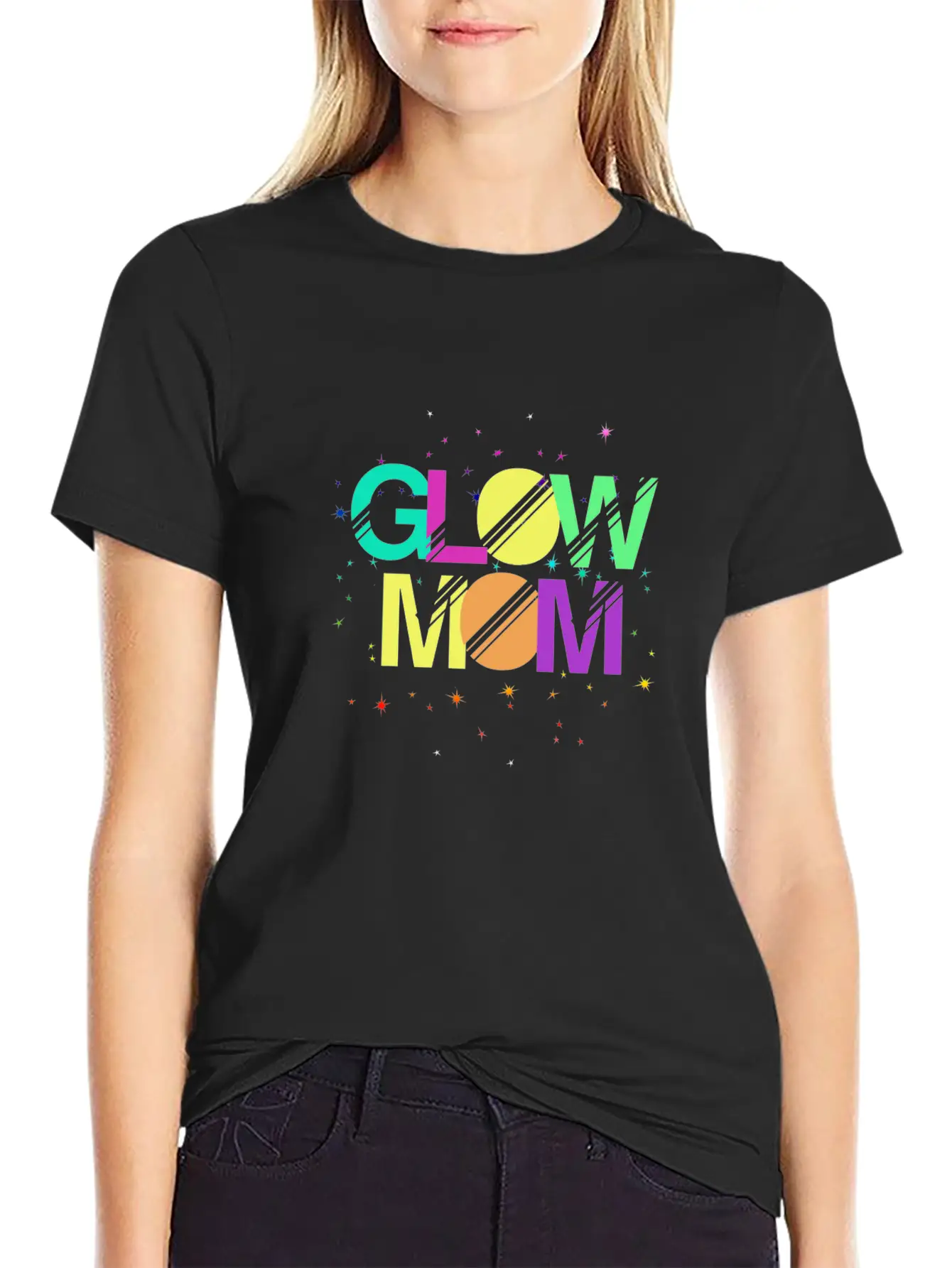 Glow Mom 2 Essential Cotton Tee For Daily Outfits ¨C Unisex Style