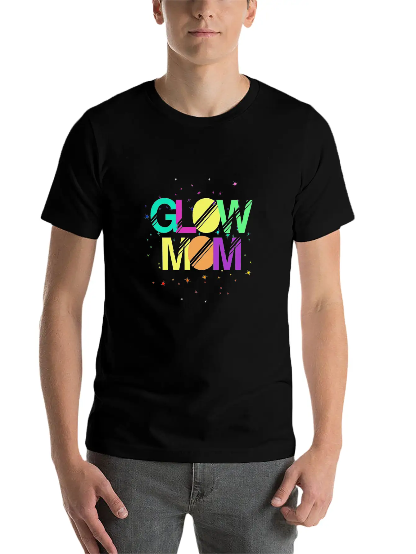 Glow Mom 2 Essential Cotton Tee For Daily Outfits ¨C Unisex Style