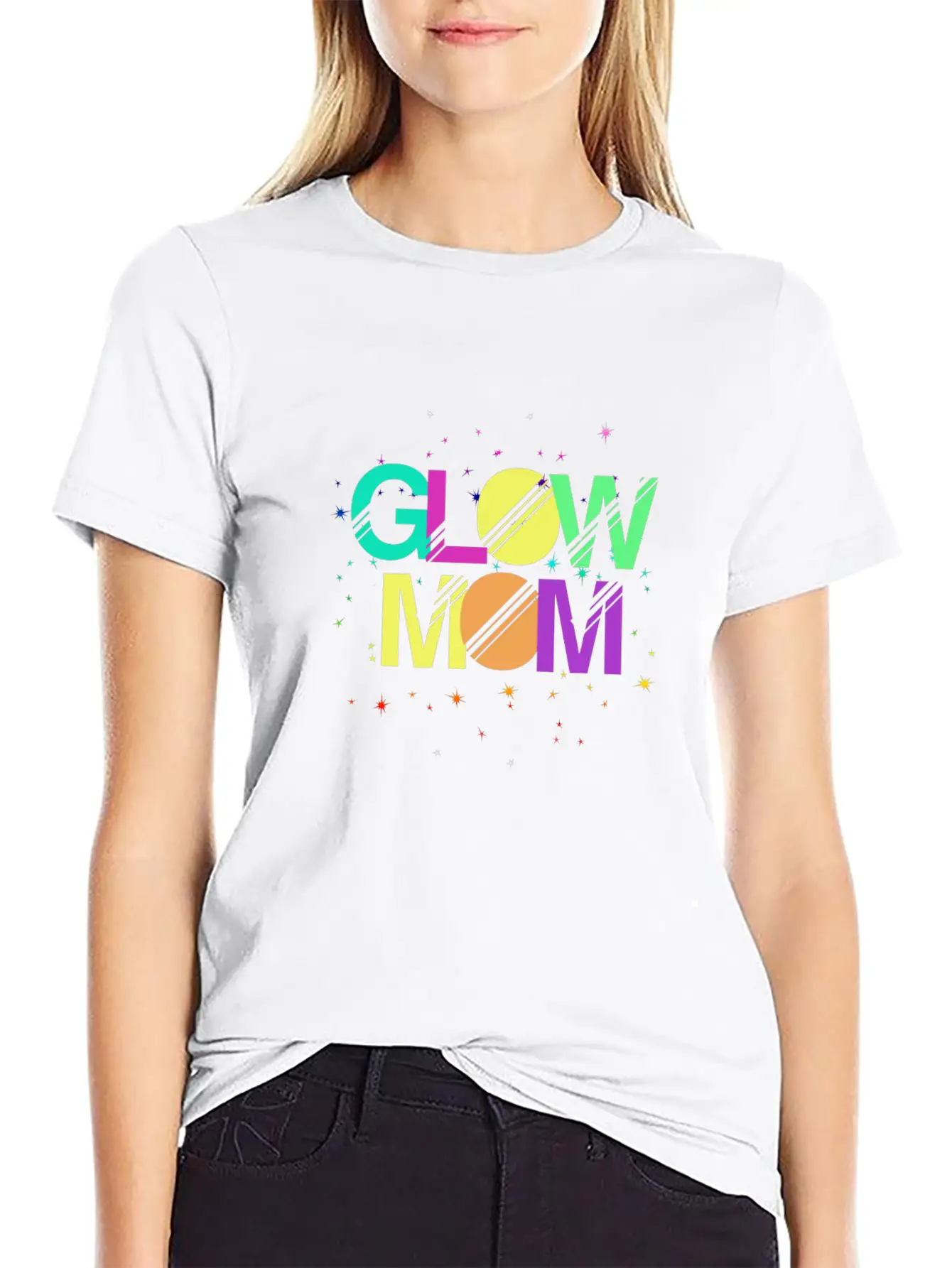 Glow Mom 2 Essential Cotton Tee For Daily Outfits ¨C Unisex Style