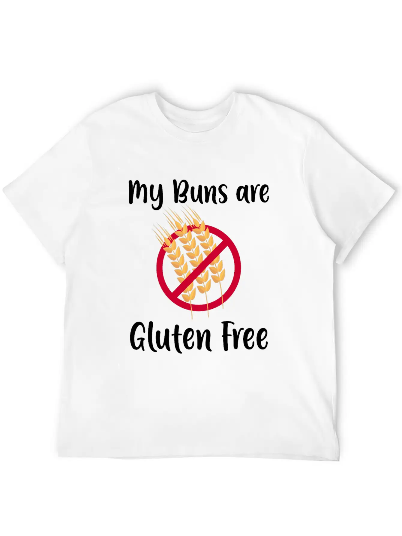 Gluten Free Food Allegies Celiac Healthy Vegan Essential Cotton Tee For Daily Outfits ¨C Unisex Style