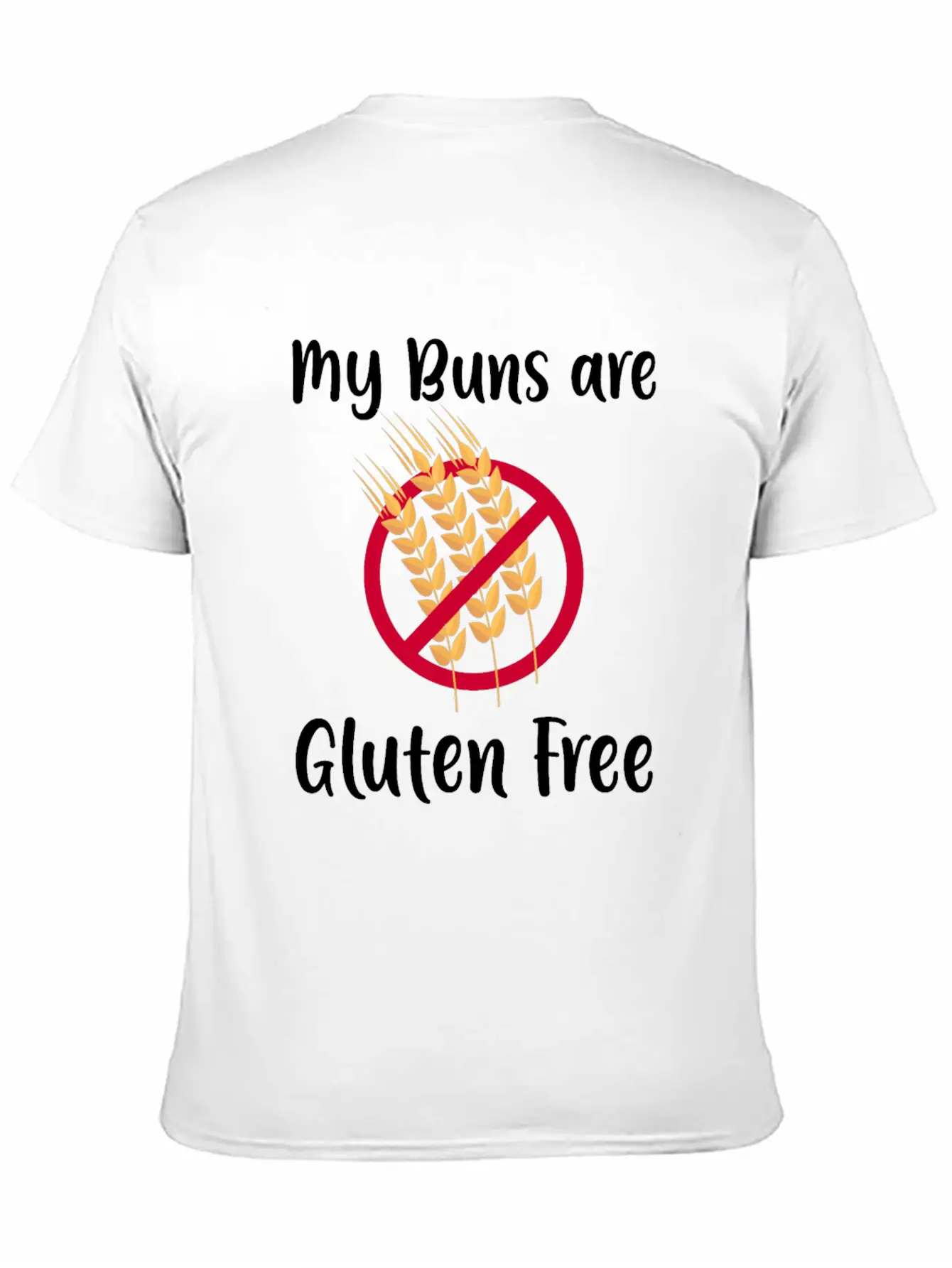 Gluten Free Food Allegies Celiac Healthy Vegan Essential Cotton Tee For Daily Outfits ¨C Unisex Style