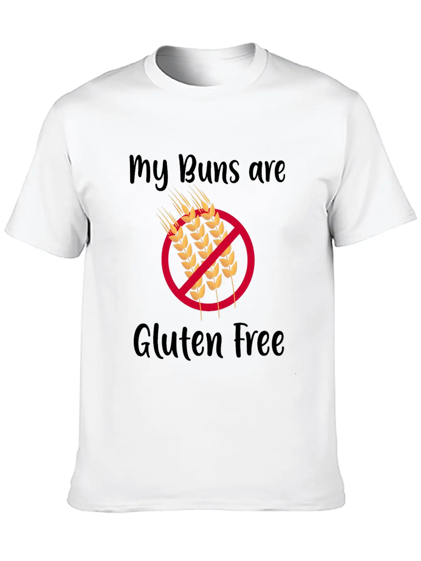 Gluten Free Food Allegies Celiac Healthy Vegan Essential Cotton Tee For Daily Outfits ¨C Unisex Style