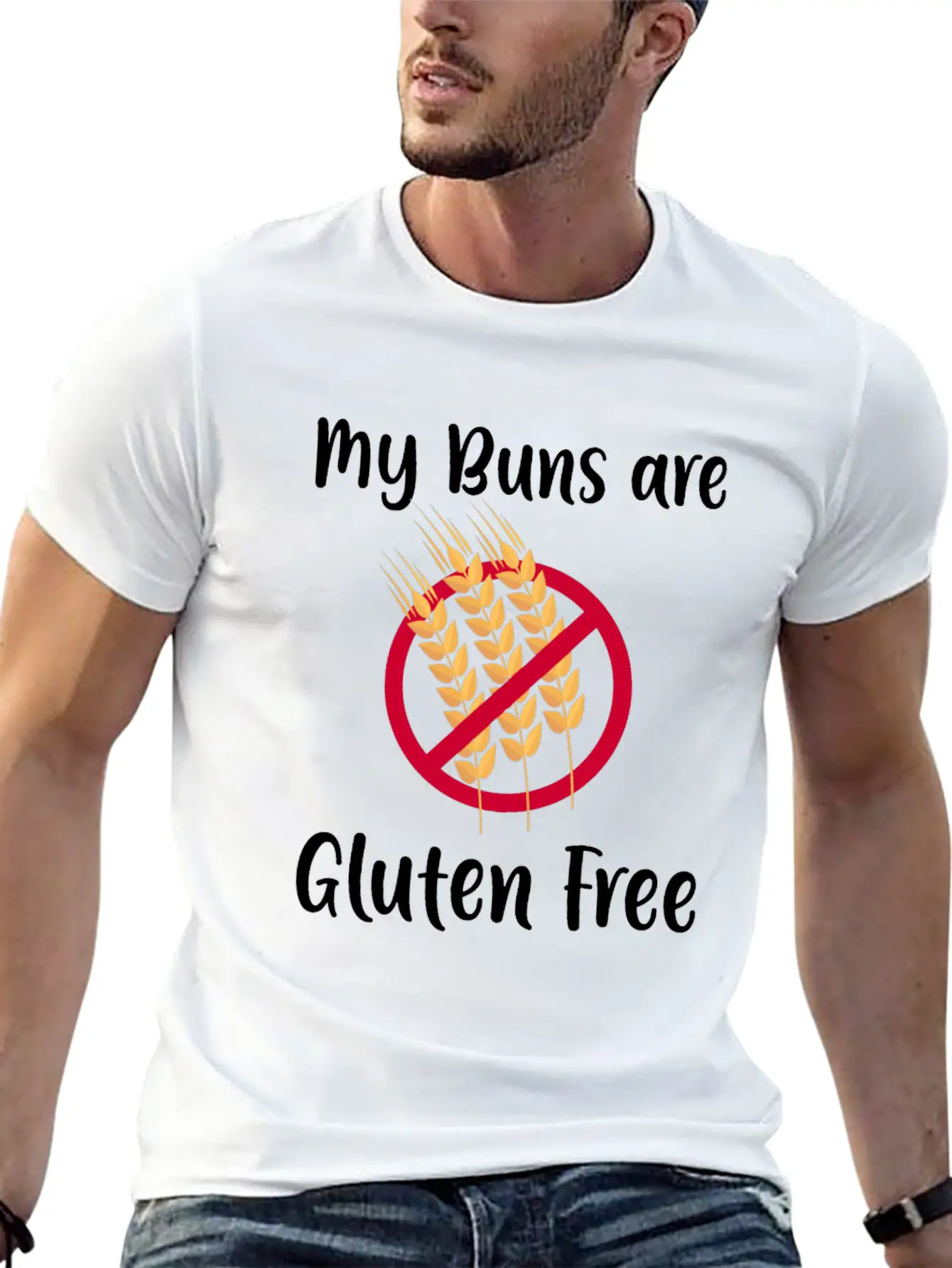 Gluten Free Food Allegies Celiac Healthy Vegan Essential Cotton Tee For Daily Outfits ¨C Unisex Style
