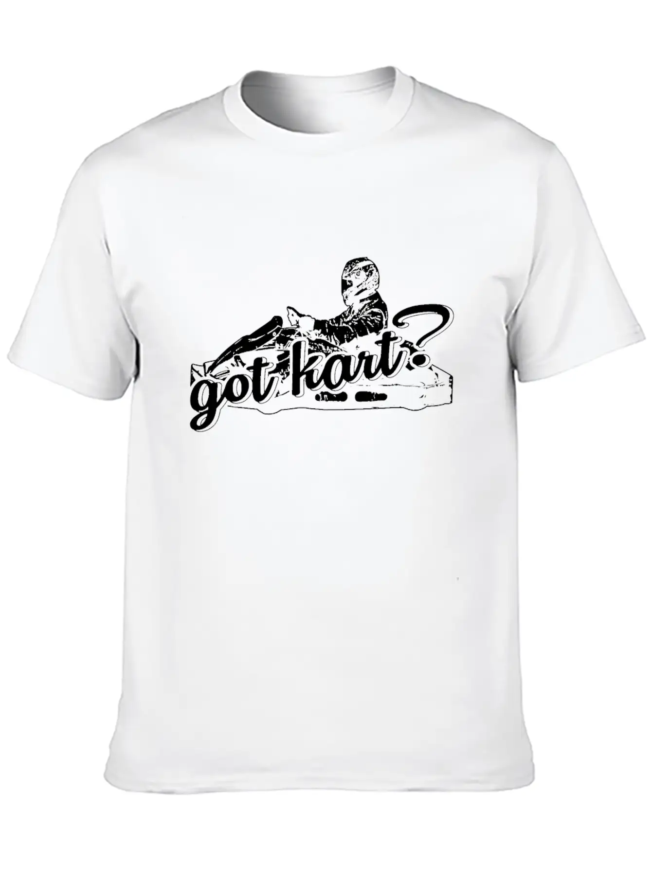 Go Kart Racer Car Racing Gift Essential Cotton Tee For Daily Outfits ¨C Unisex Style