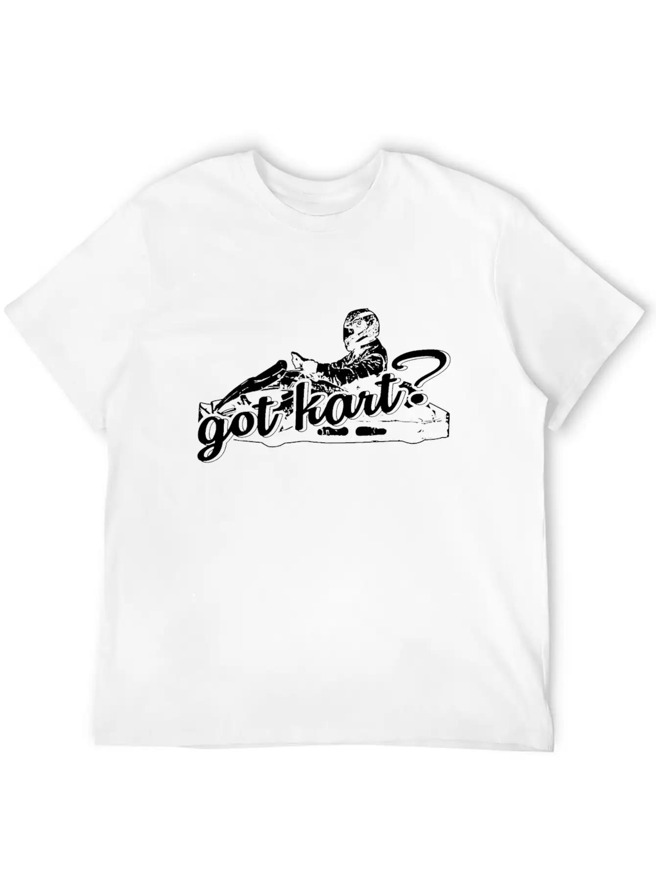 Go Kart Racer Car Racing Gift Essential Cotton Tee For Daily Outfits ¨C Unisex Style