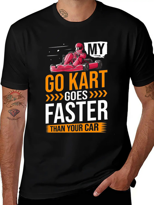 Go Kart Racing Indoor Karting Racer Electric Essential Cotton Tee For Daily Outfits ¨C Unisex Style