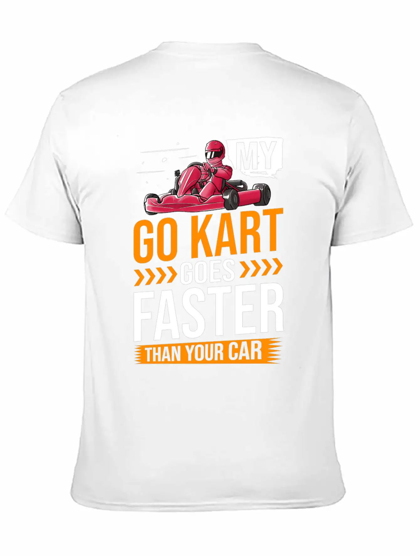 Go Kart Racing Indoor Karting Racer Electric Essential Cotton Tee For Daily Outfits ¨C Unisex Style