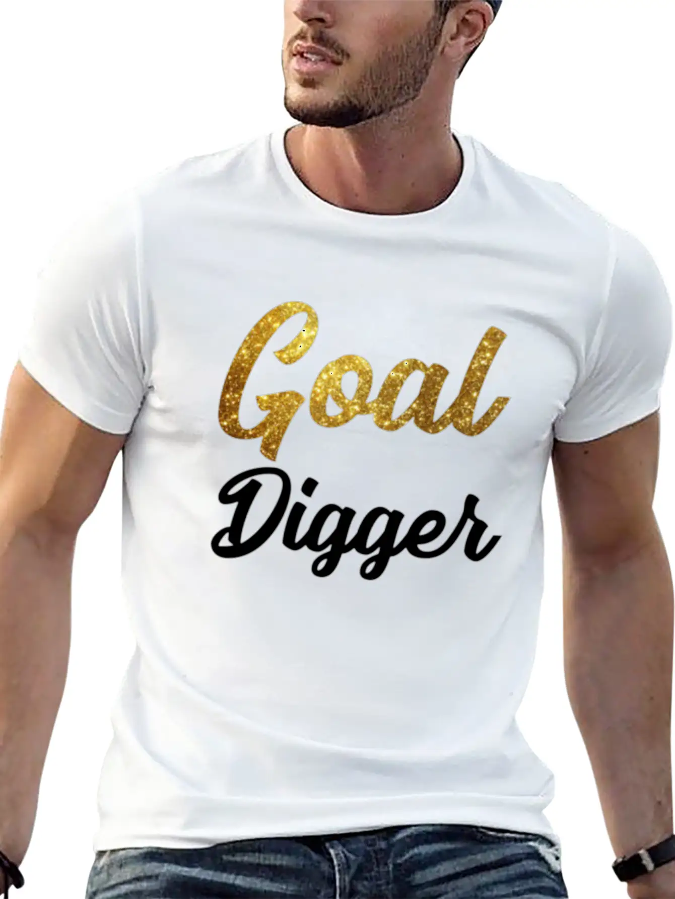 Goal Digger Entrepreneur Invester Essential Cotton Tee For Daily Outfits ¨C Unisex Style