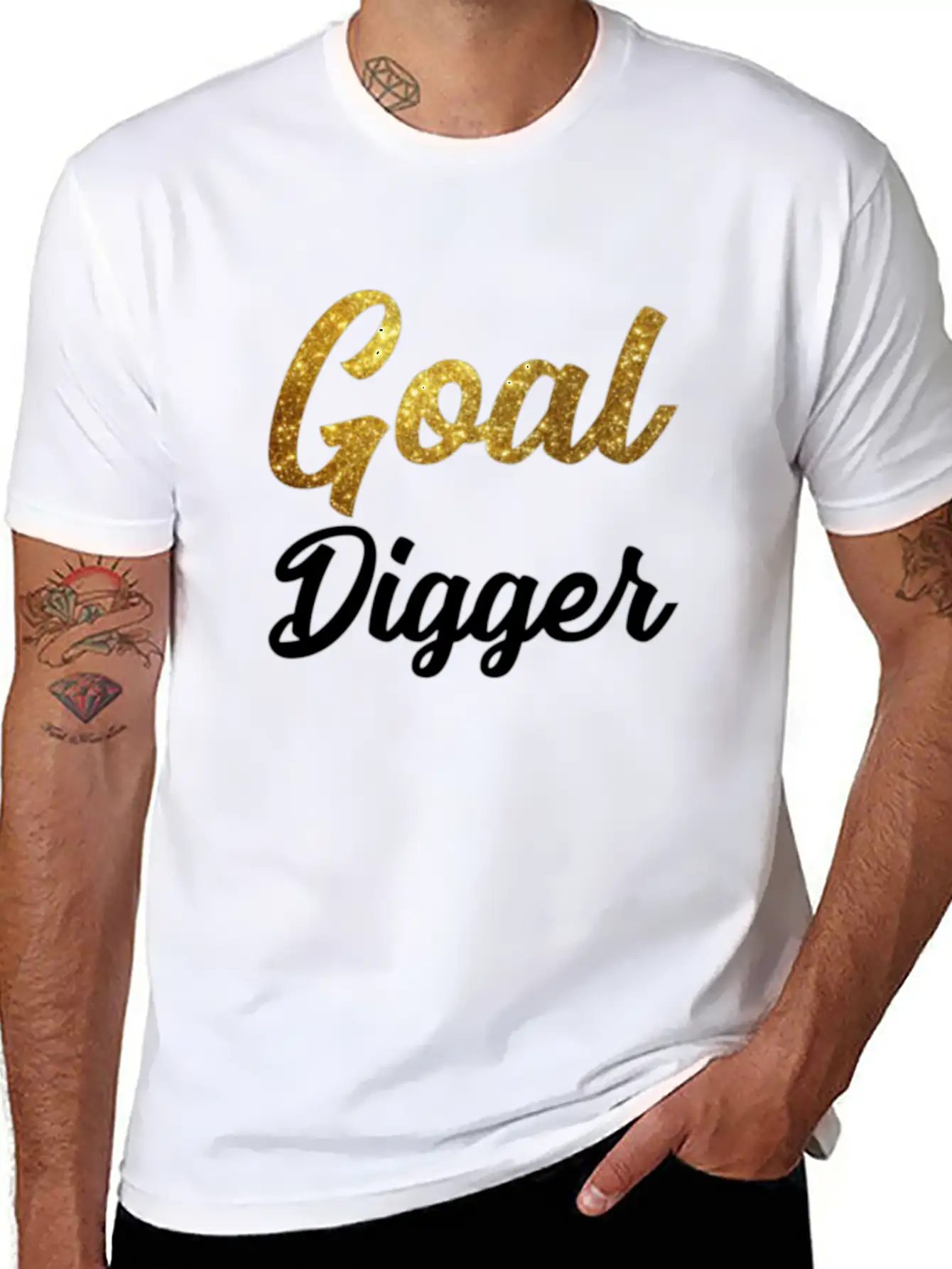 Goal Digger Entrepreneur Invester Essential Cotton Tee For Daily Outfits ¨C Unisex Style