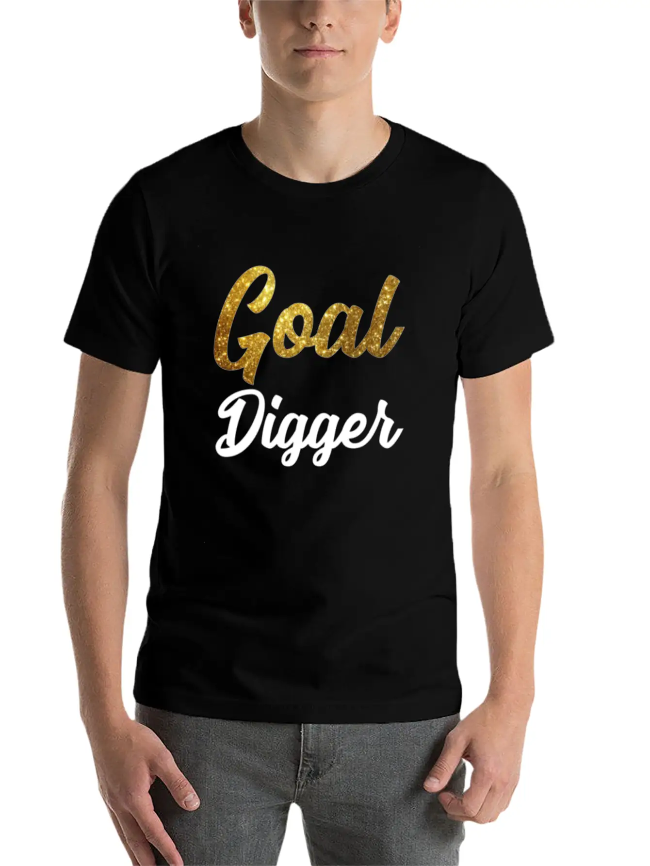 Goal Digger Entrepreneur Invester Essential Cotton Tee For Daily Outfits ¨C Unisex Style