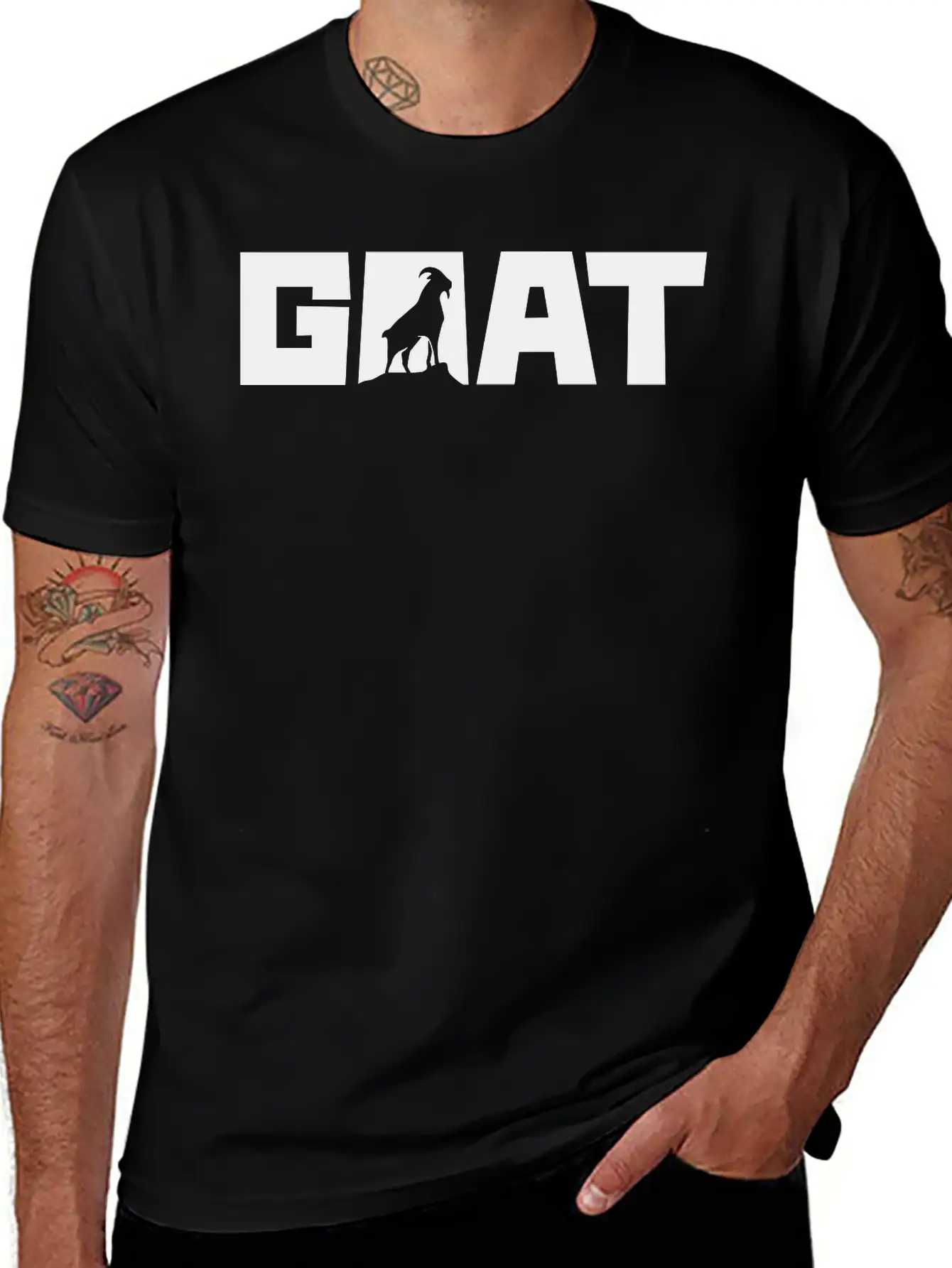 GOAT - Bright Basic Graphic T-Shirt ¨C Daily Comfort In Soft Cotton