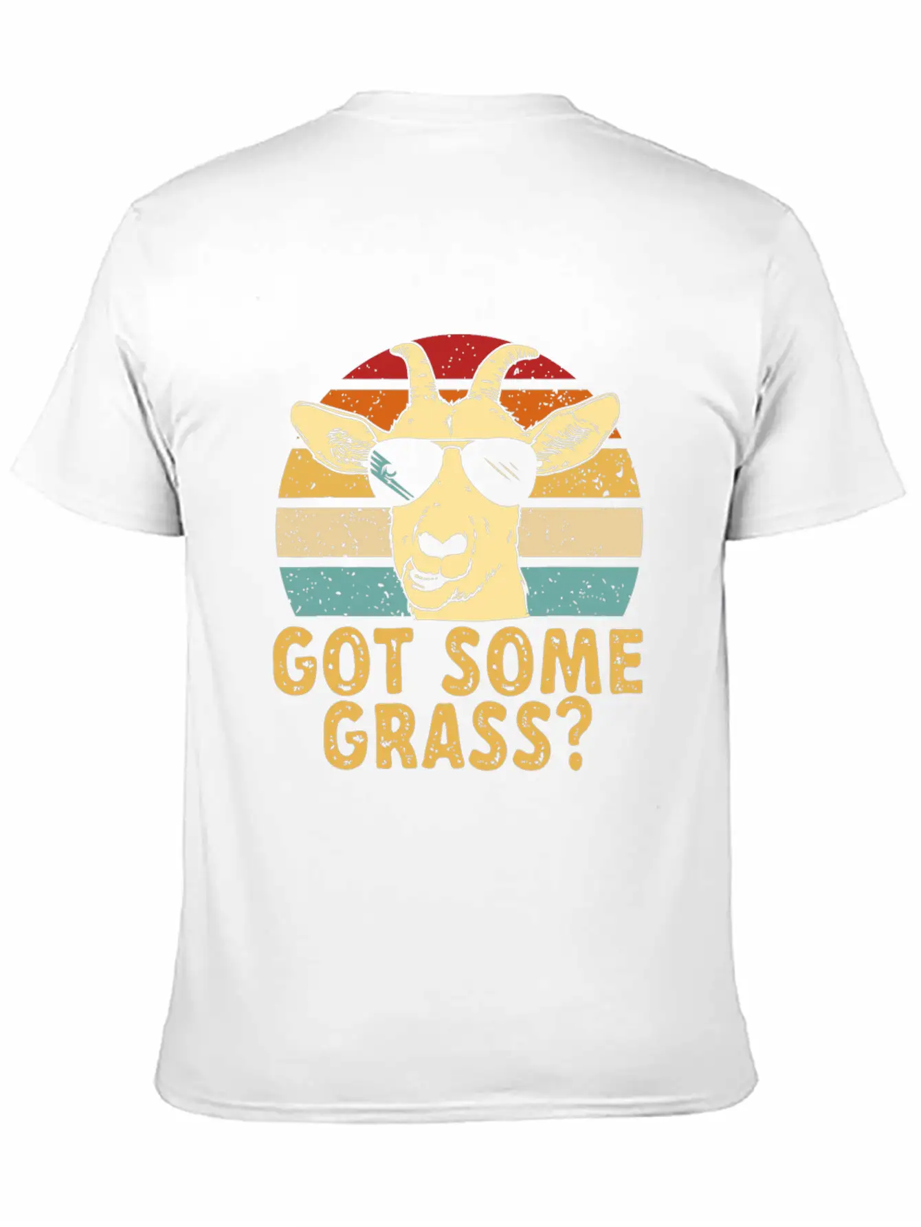 Goat Some Grass? Funny Goat Farmerorganicfarmfarme Unisex Casual T-Shirt ¨C Clean Design For Daily Comfort
